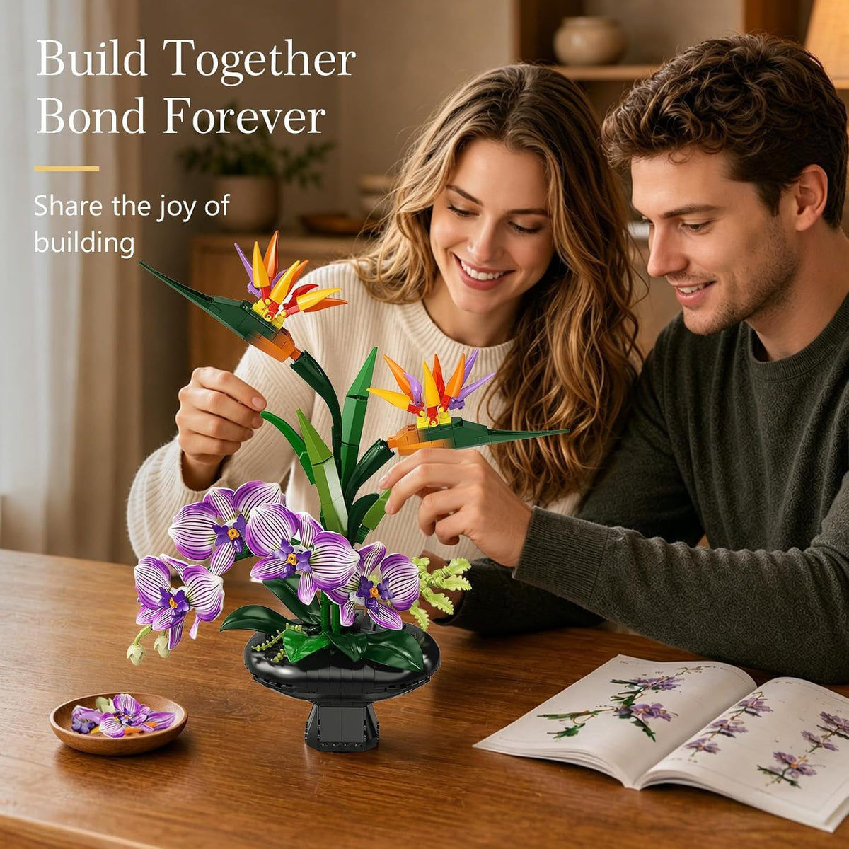 INSOON Orchid Flowers Building Set SC8844