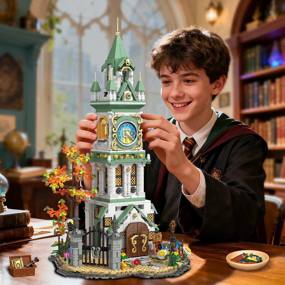 INSOON Magic Clock Tower Building Set with Light SC8828