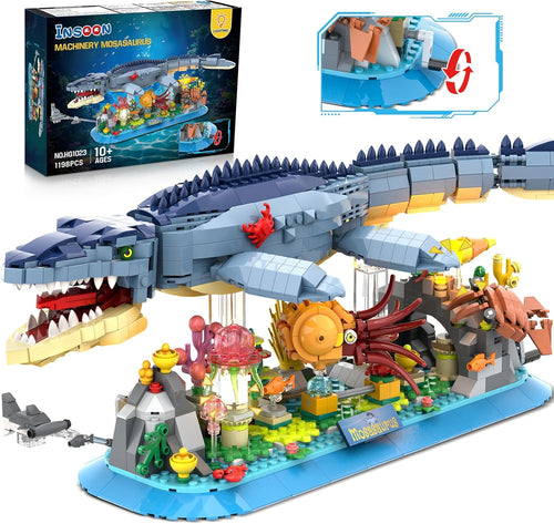 INSOON Mosasaurus Building Set with LED Light HG1023
