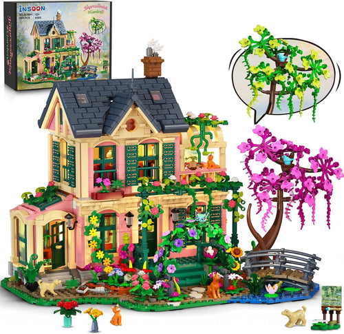 INSOON Artist Garden House Building Set with Lights SC8841