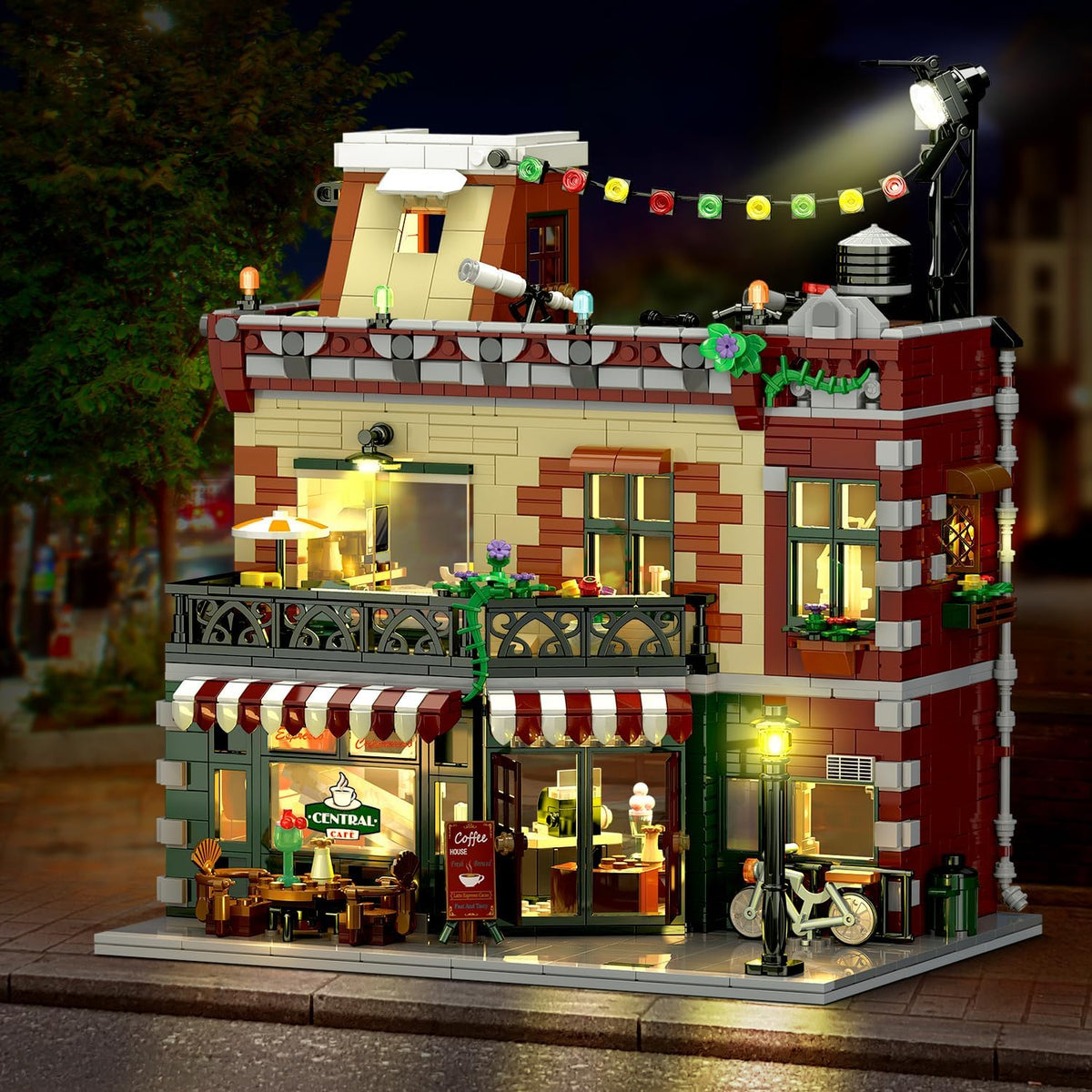 INSOON Coffee House Building Set with LED Light 20117