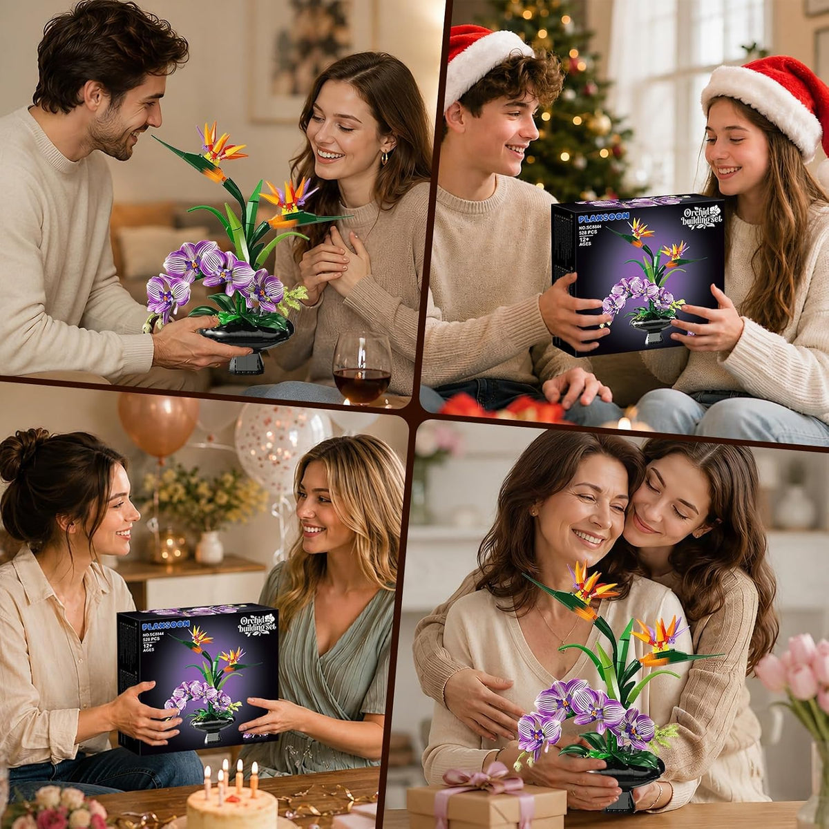 INSOON Orchid Flowers Building Set SC8844