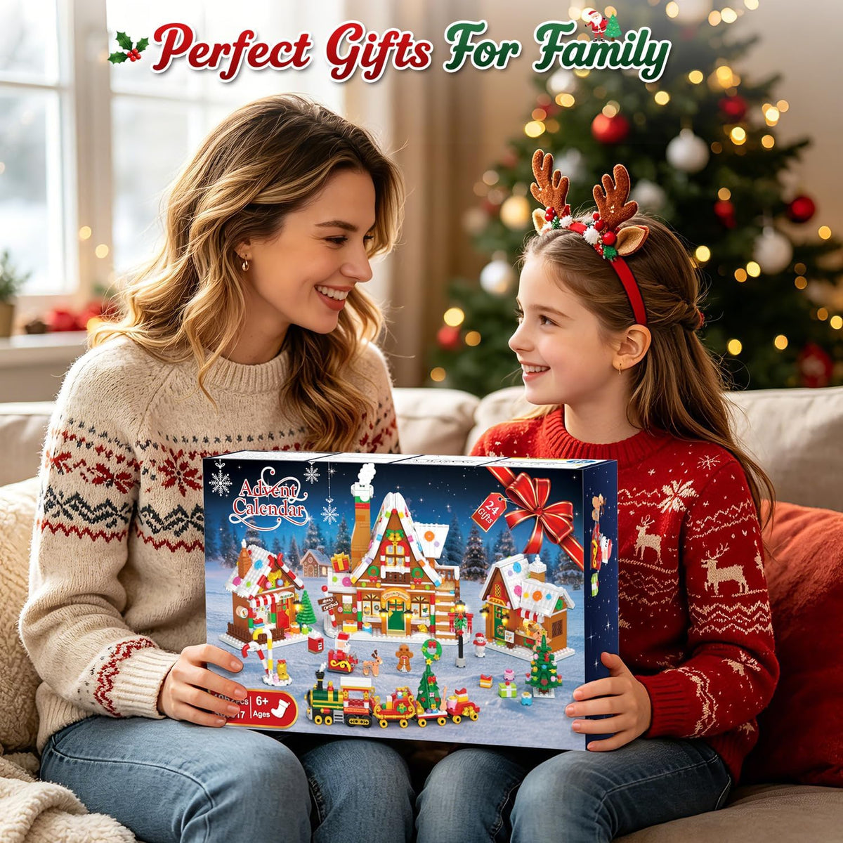 INSOON Advent Calendar 2026 Gingerbread House Mini Building Set with Lights SC9917