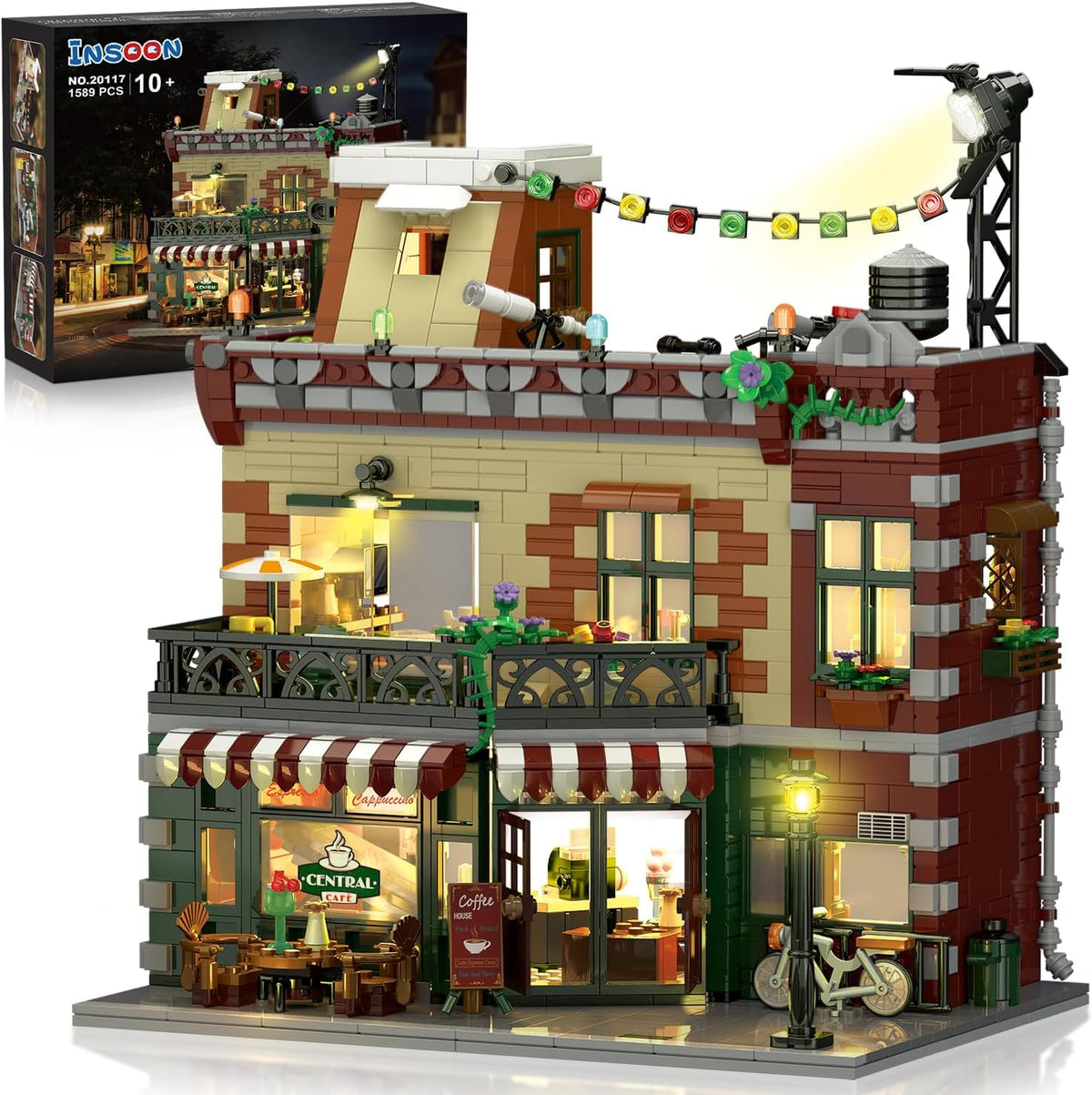 INSOON Coffee House Building Set with LED Light 20117