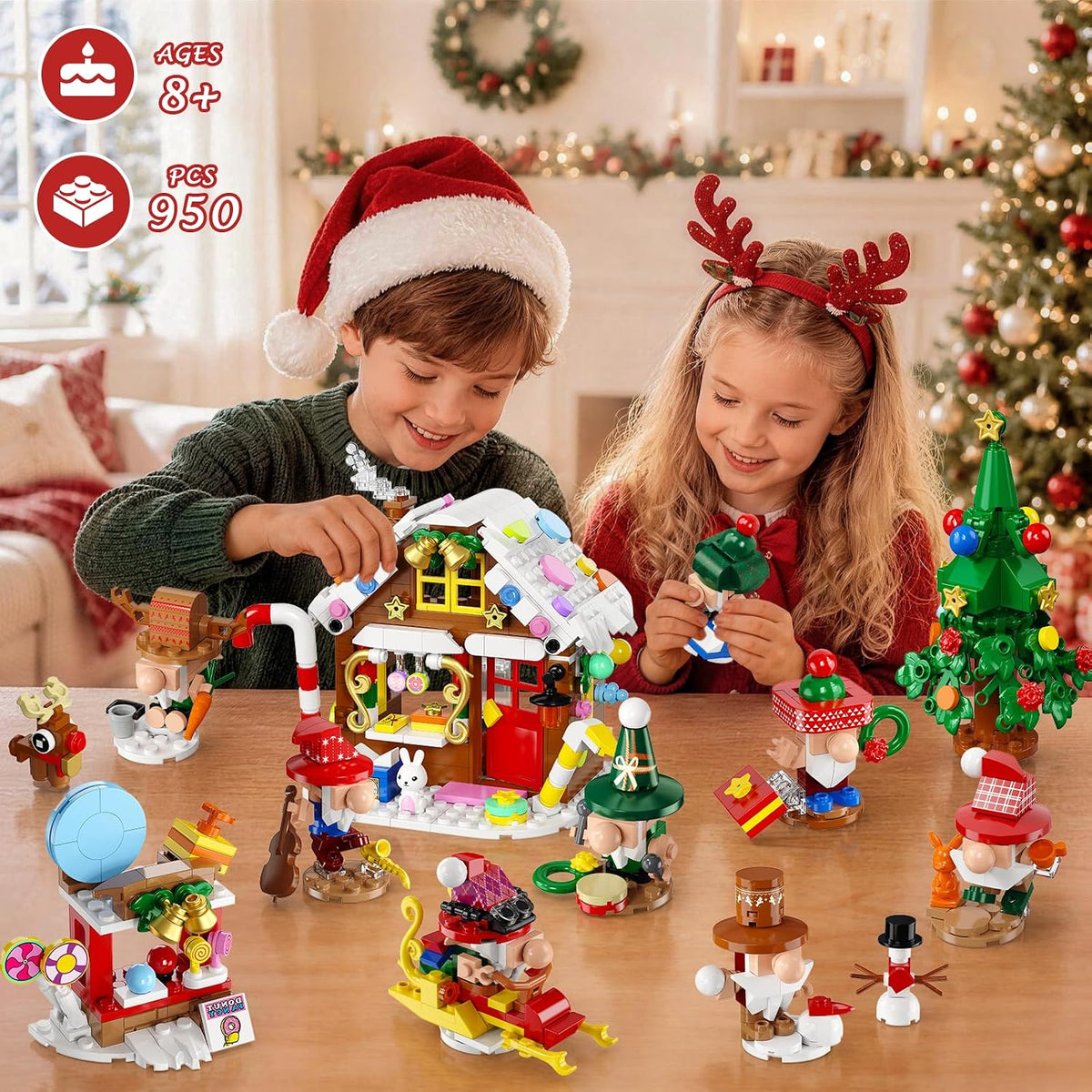 INSOON Advent Calendar 2026 Christmas Gnome Village Building Set SC8856