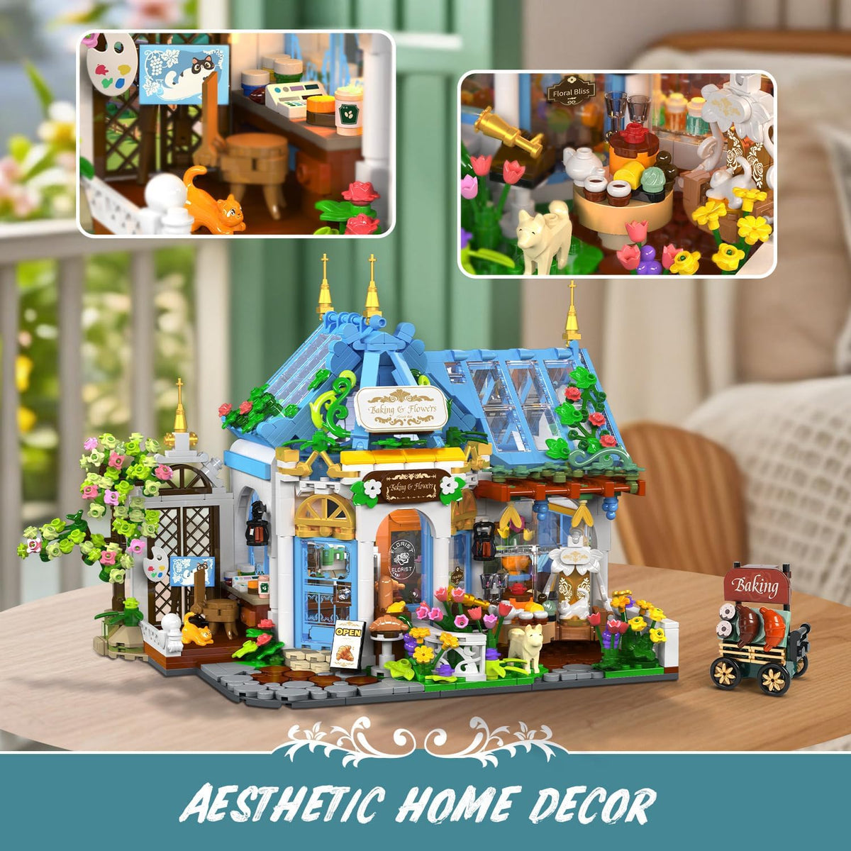 INSOON Flower Café House Building Set with LED SC9908