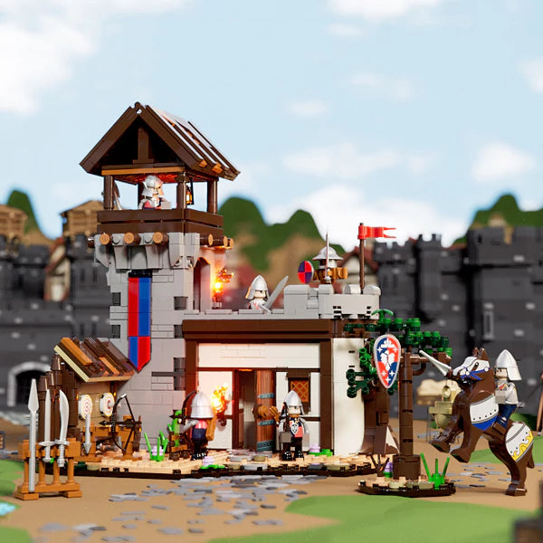 FunWhole F9048 Medieval Soldier Training Ground Medieval Castle