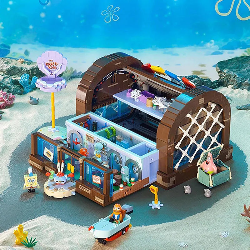 AREA-X AB0027 SpongeBob SquarePants The Krusty Krab Restaurant Movie & Game