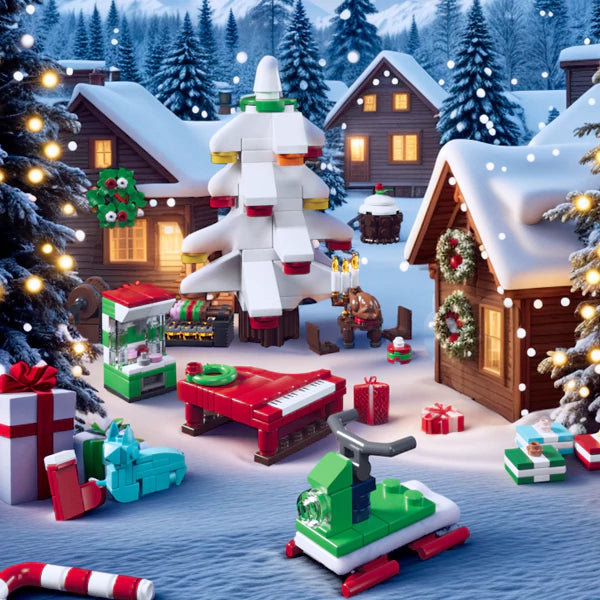 MouldKing Christmas Advent Calendar Blind Box Poke Box Christmas