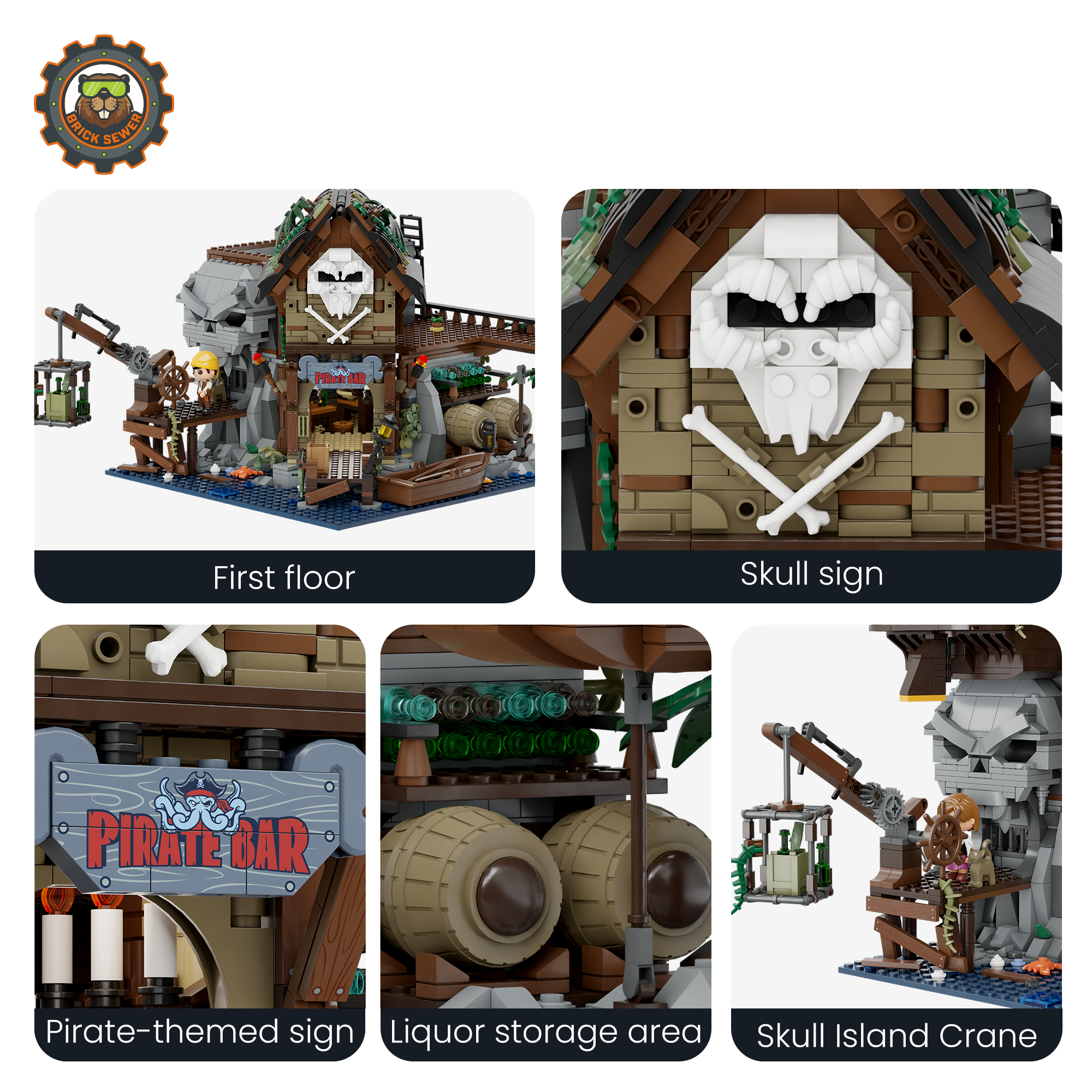 Only 3 left | Pirates Hub 2858pcs