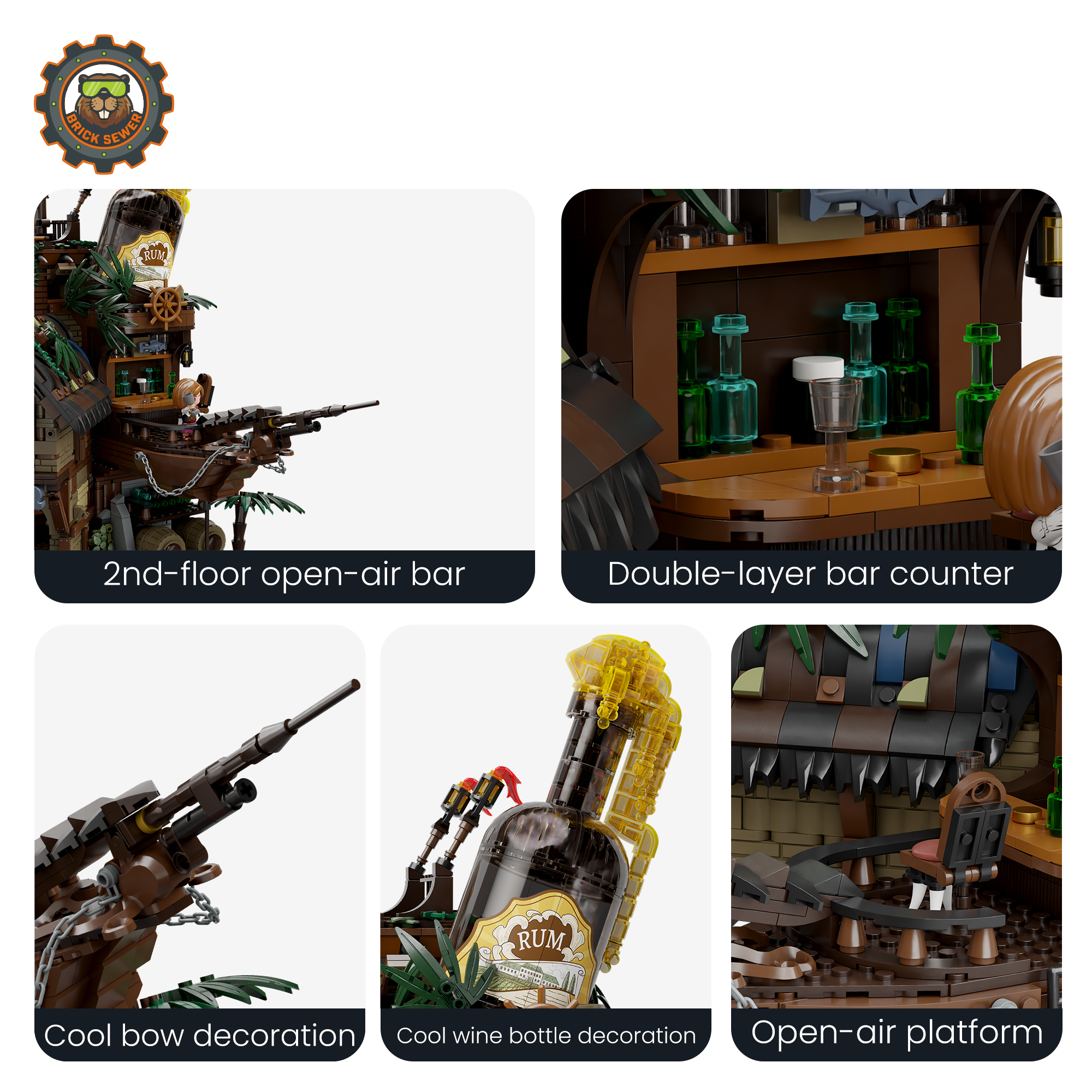 Only 3 left | Pirates Hub 2858pcs