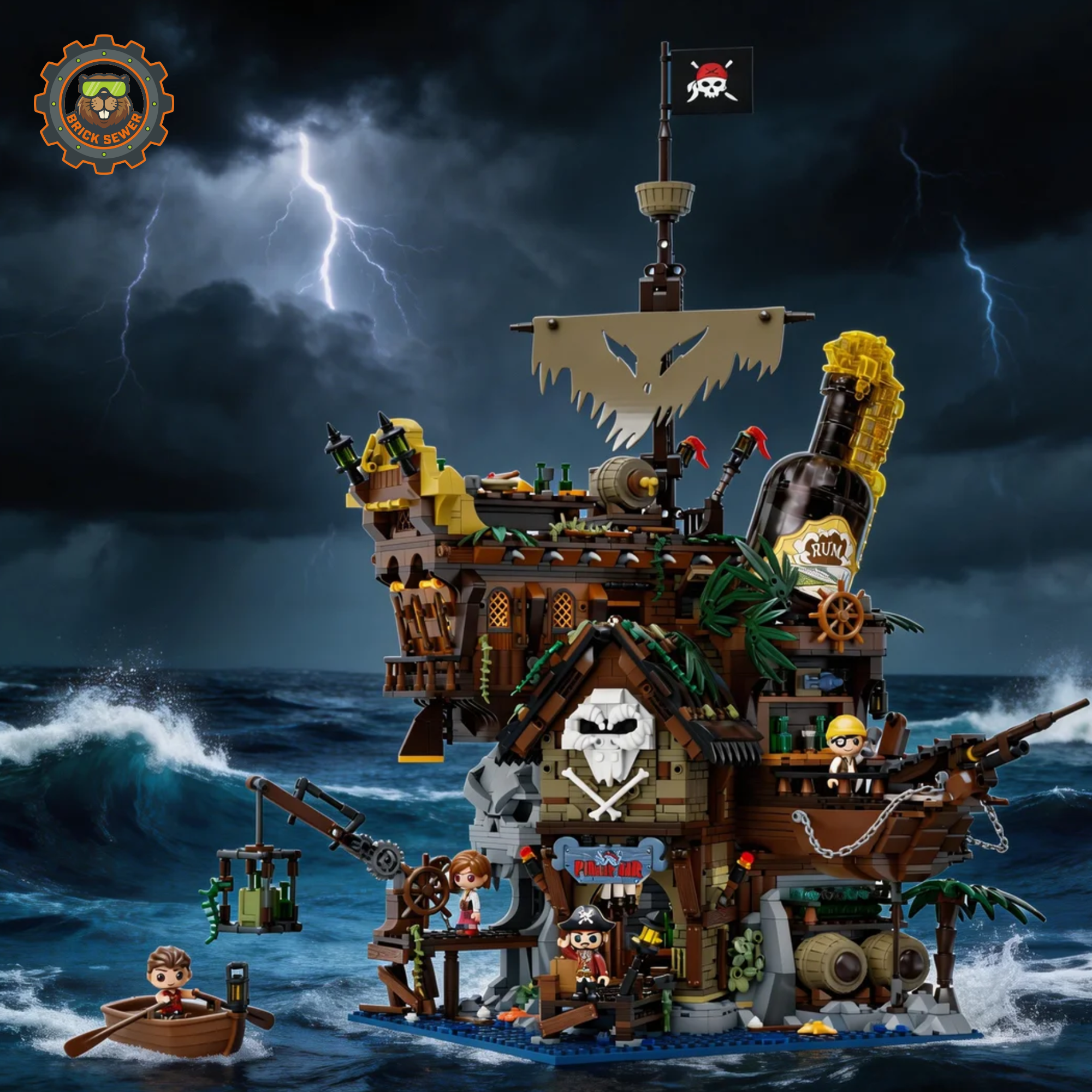 Only 3 left | Pirates Hub 2858pcs
