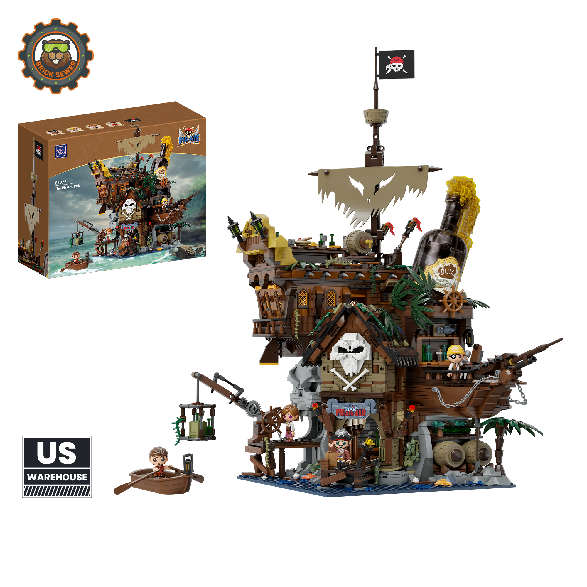 Only 3 left | Pirates Hub 2858pcs