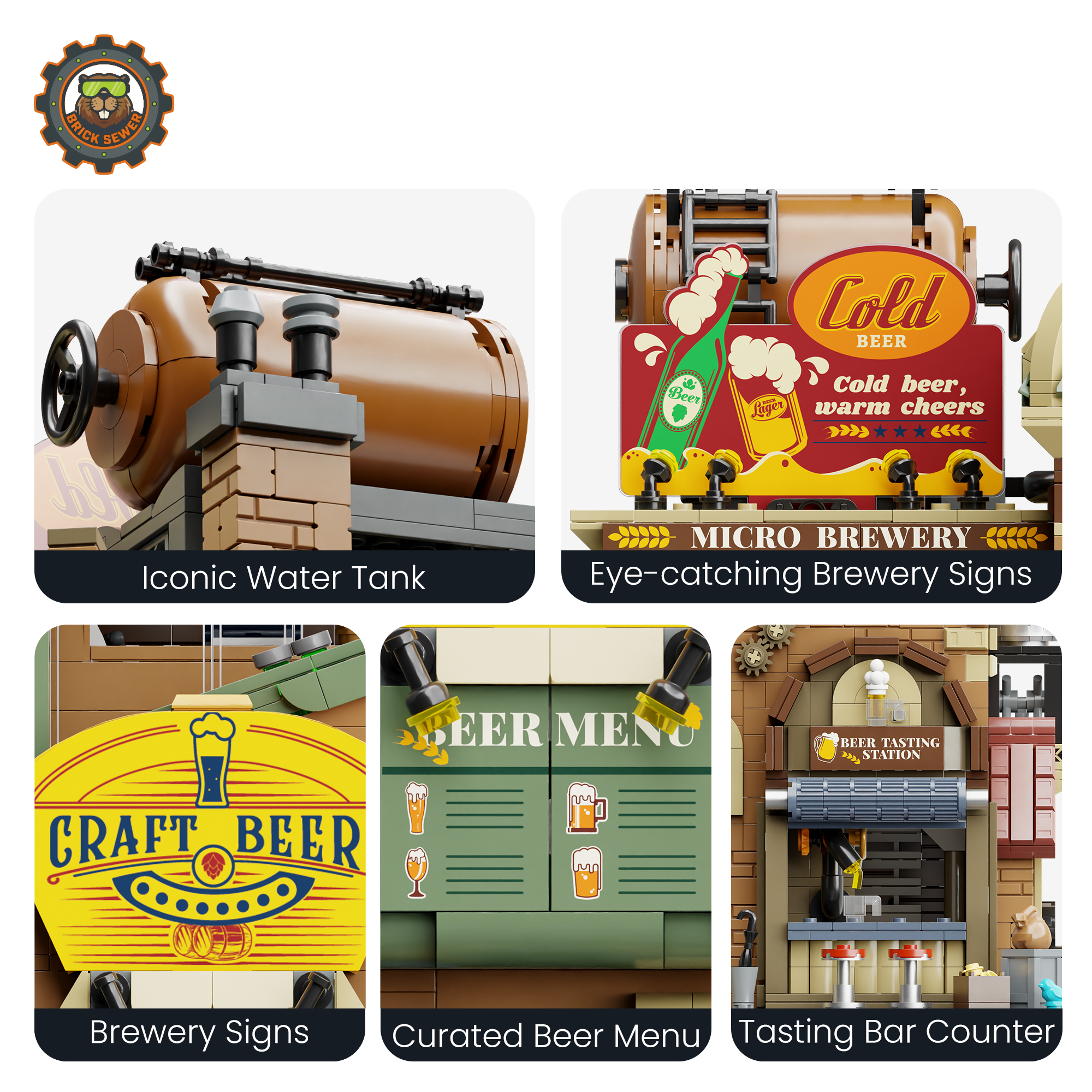 【Father's Day gift🎁】Pantasy Western Mine + Architecture Firm + Craft Brewery FD-PS
