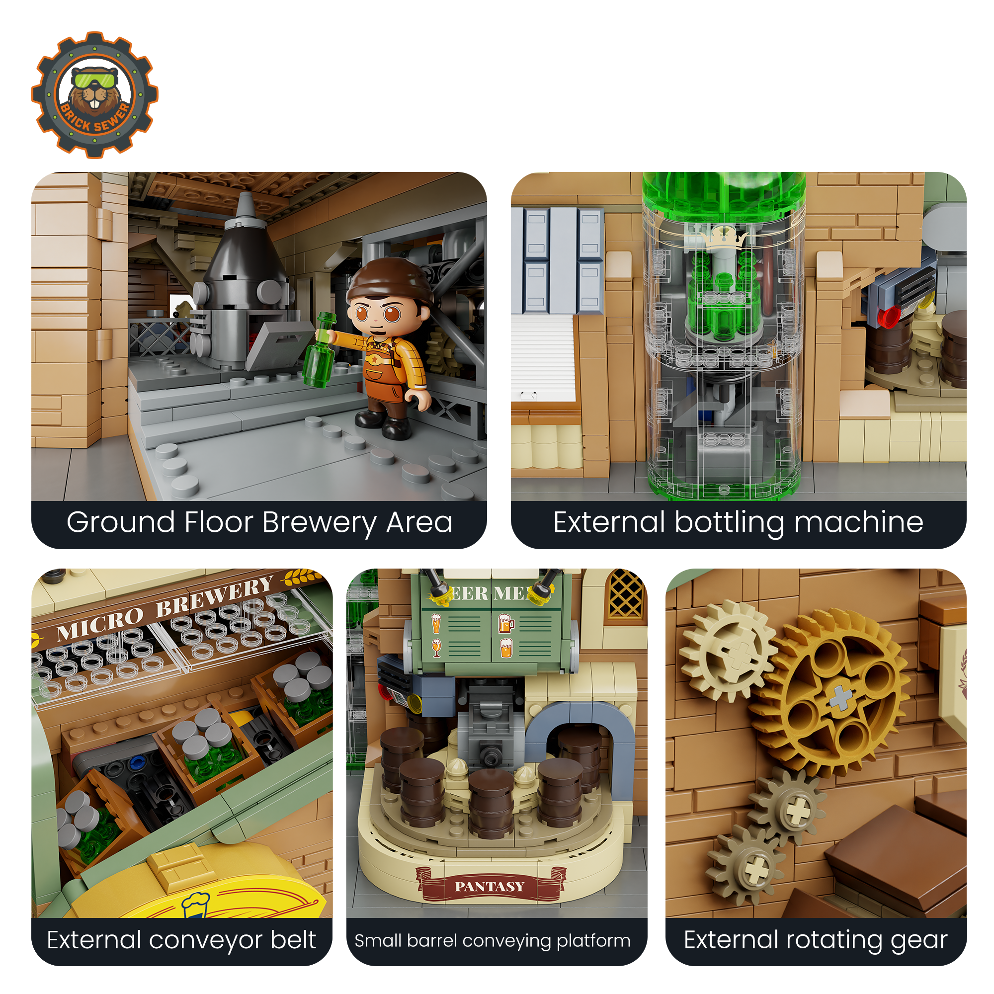 【Father's Day gift🎁】Pantasy Western Mine + Architecture Firm + Craft Brewery FD-PS