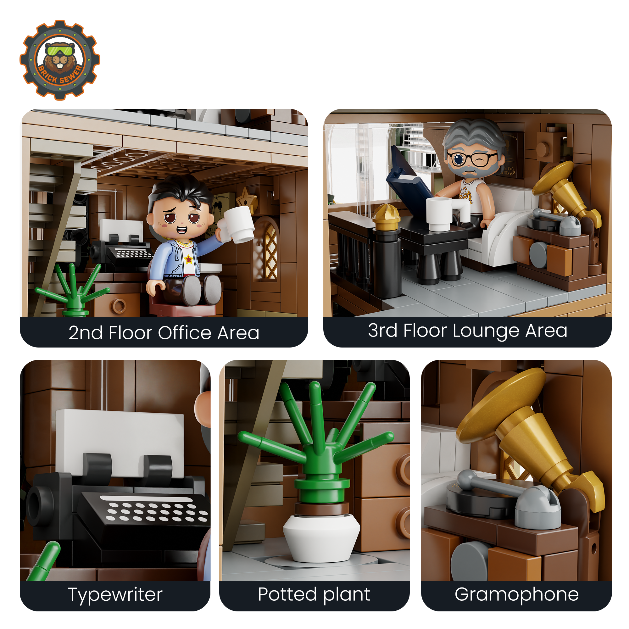 【Father's Day gift🎁】Pantasy Western Mine + Architecture Firm + Craft Brewery FD-PS