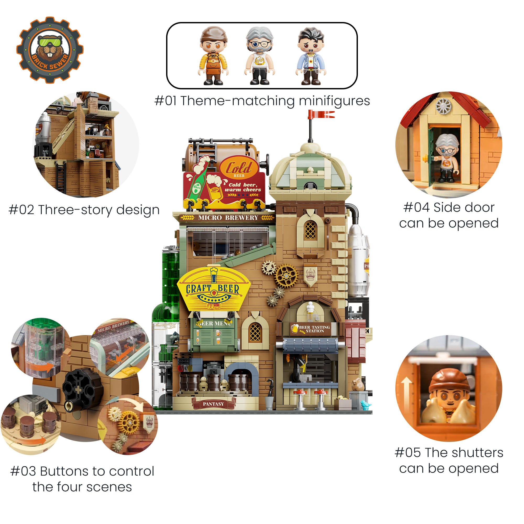 Only 5 left | Craft Brewery 3266pcs