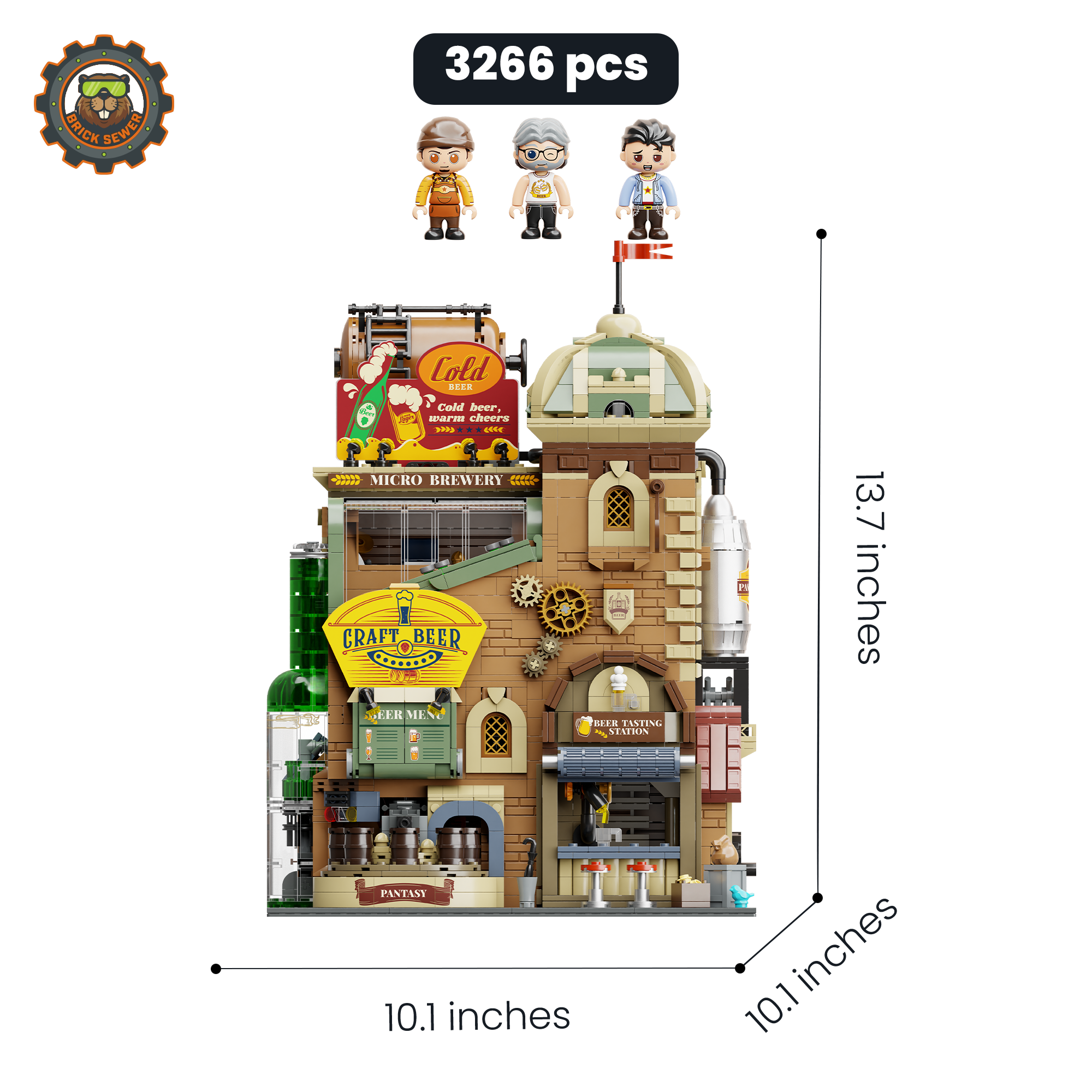 【Father's Day gift🎁】Pantasy Western Mine + Architecture Firm + Craft Brewery FD-PS