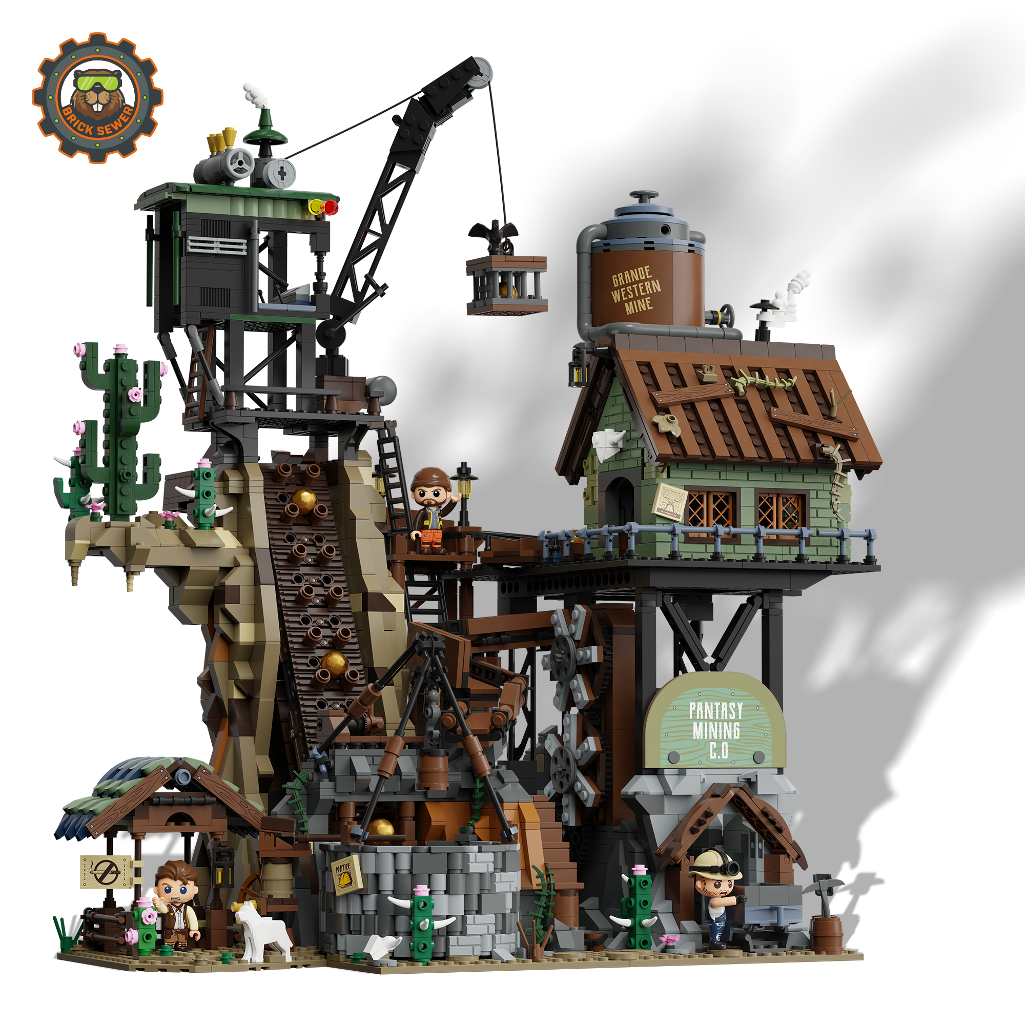 【Father's Day gift🎁】Pantasy Western Mine + Architecture Firm + Craft Brewery FD-PS