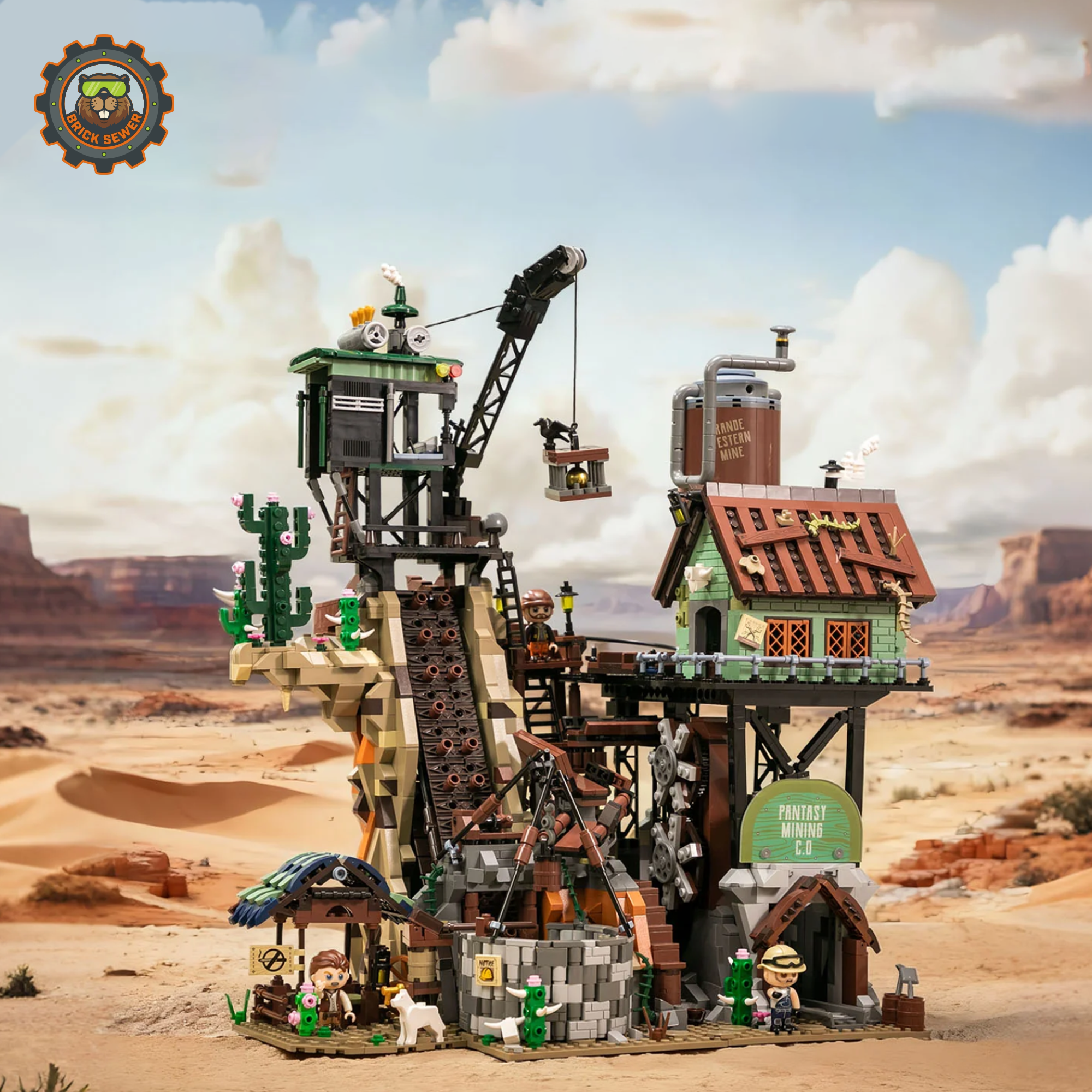 【Father's Day gift🎁】Pantasy Western Mine + Architecture Firm + Craft Brewery FD-PS