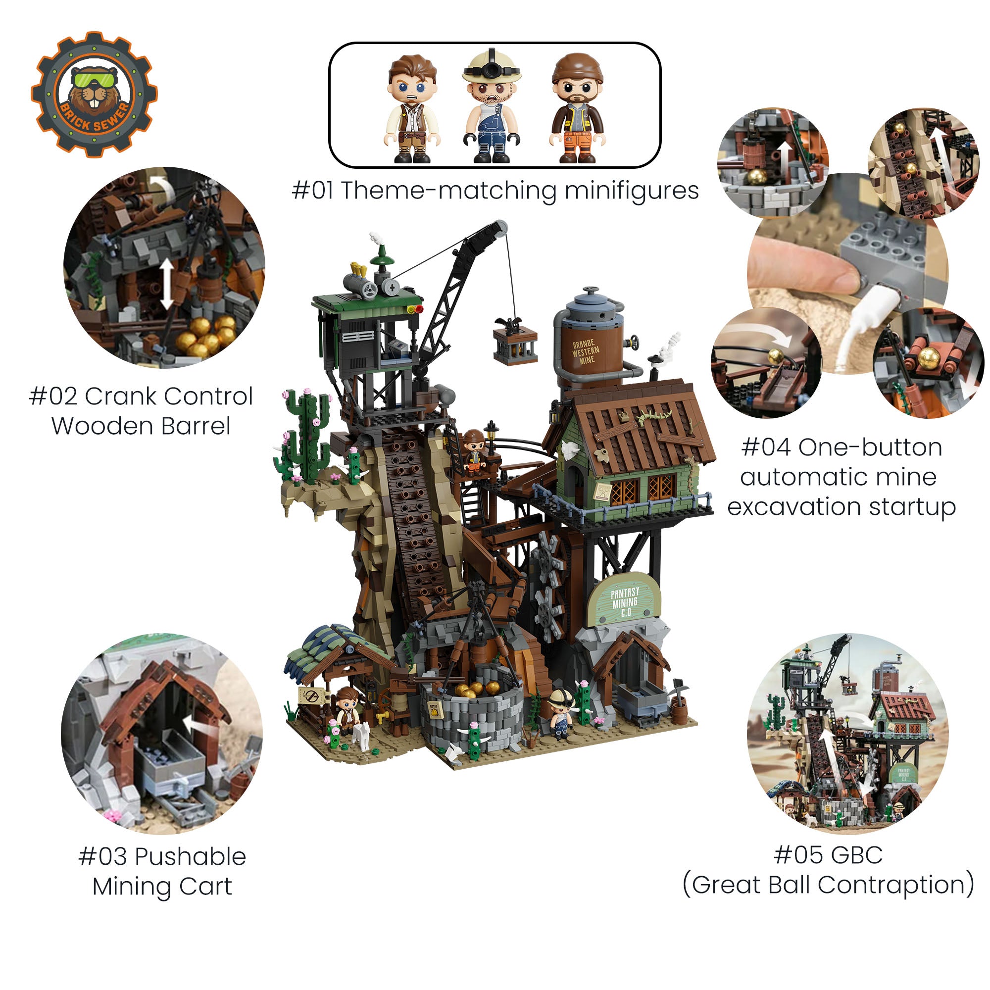 Western Mine 2990pcs