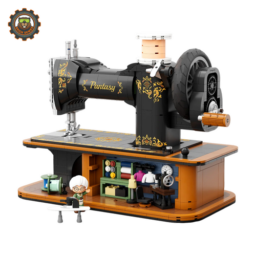 Pantasy Hand Crank Sewing Machine Building Block Set 85028PTS