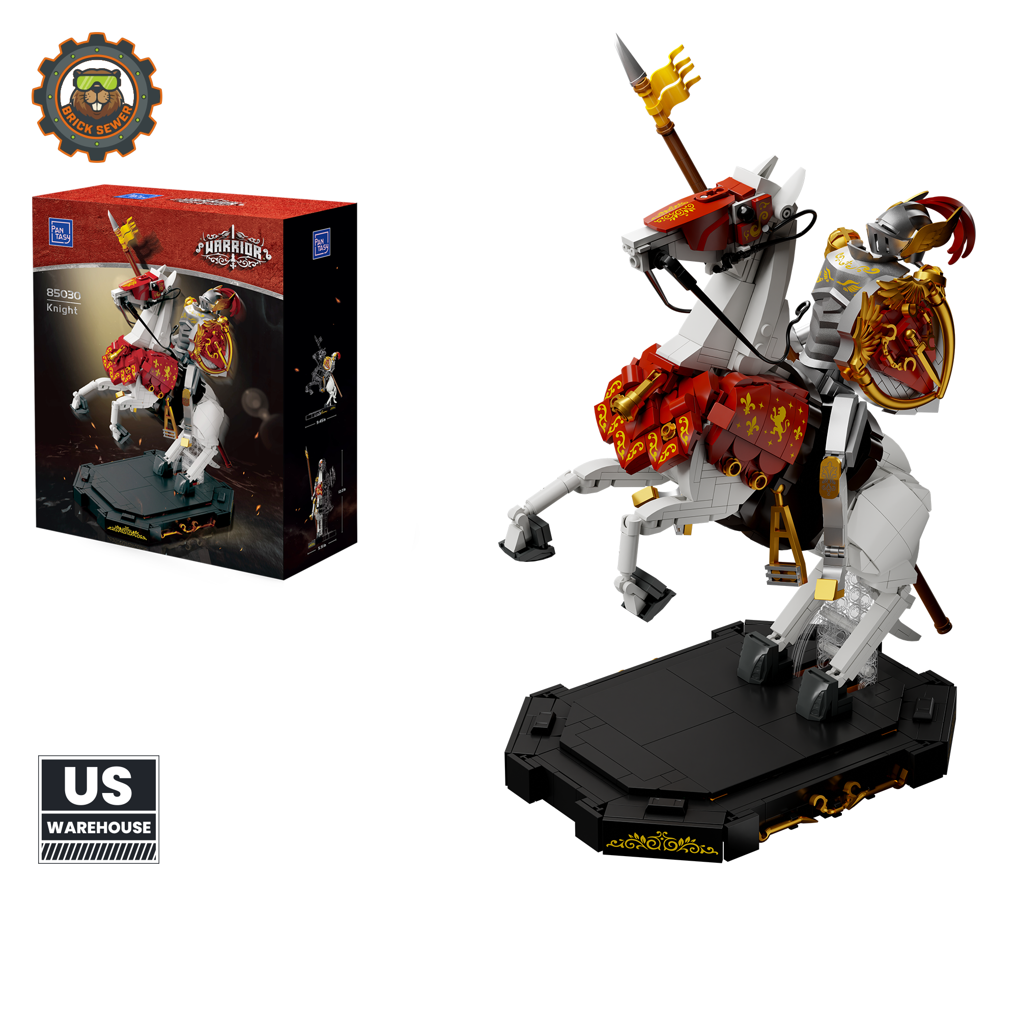 Only 5 left | Knight 905pcs