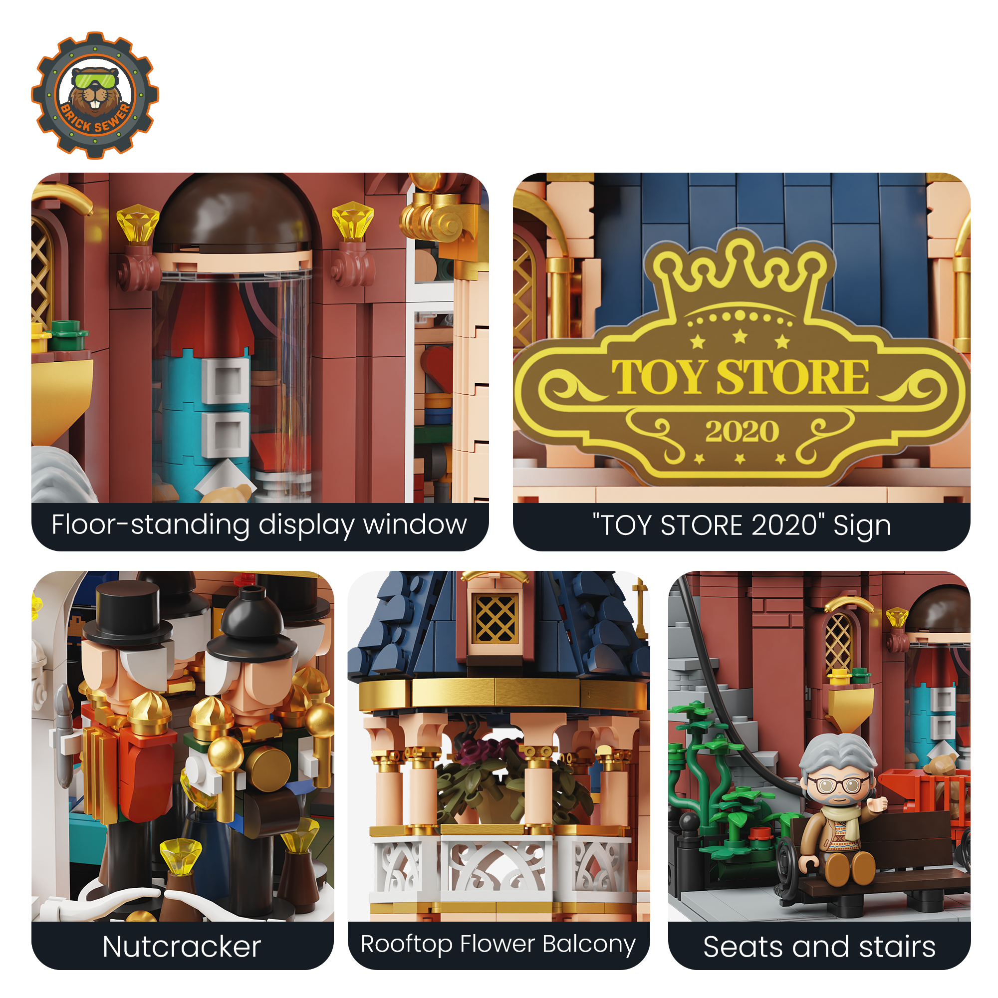 Toy Store 2978pcs
