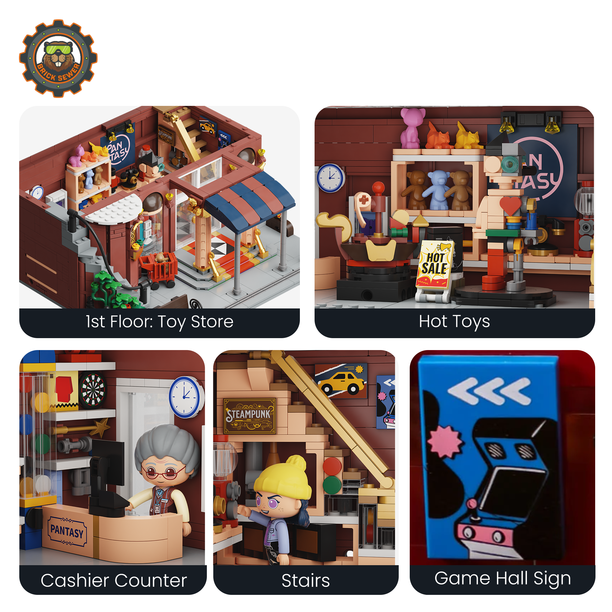 Toy Store 2978pcs