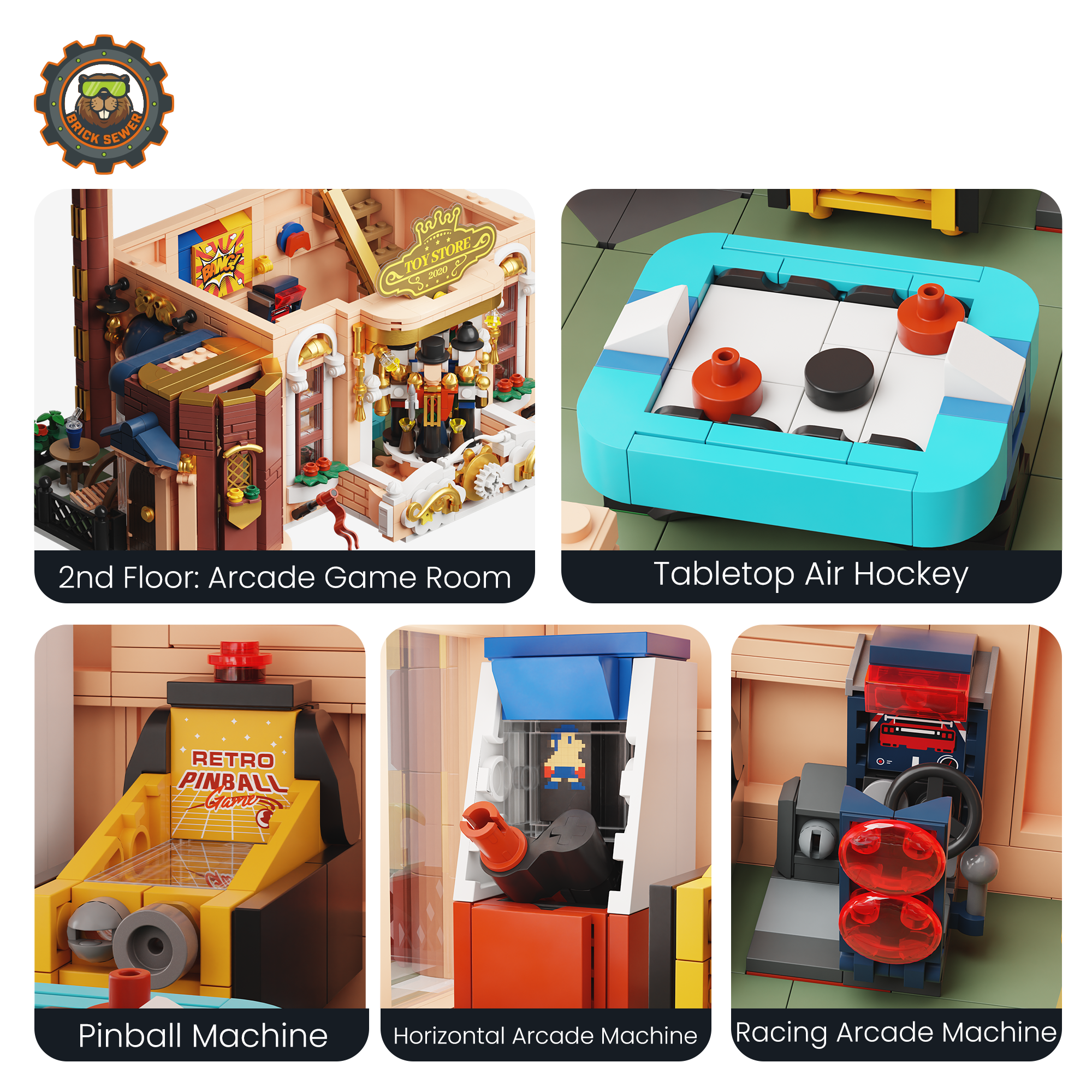 Toy Store 2978pcs