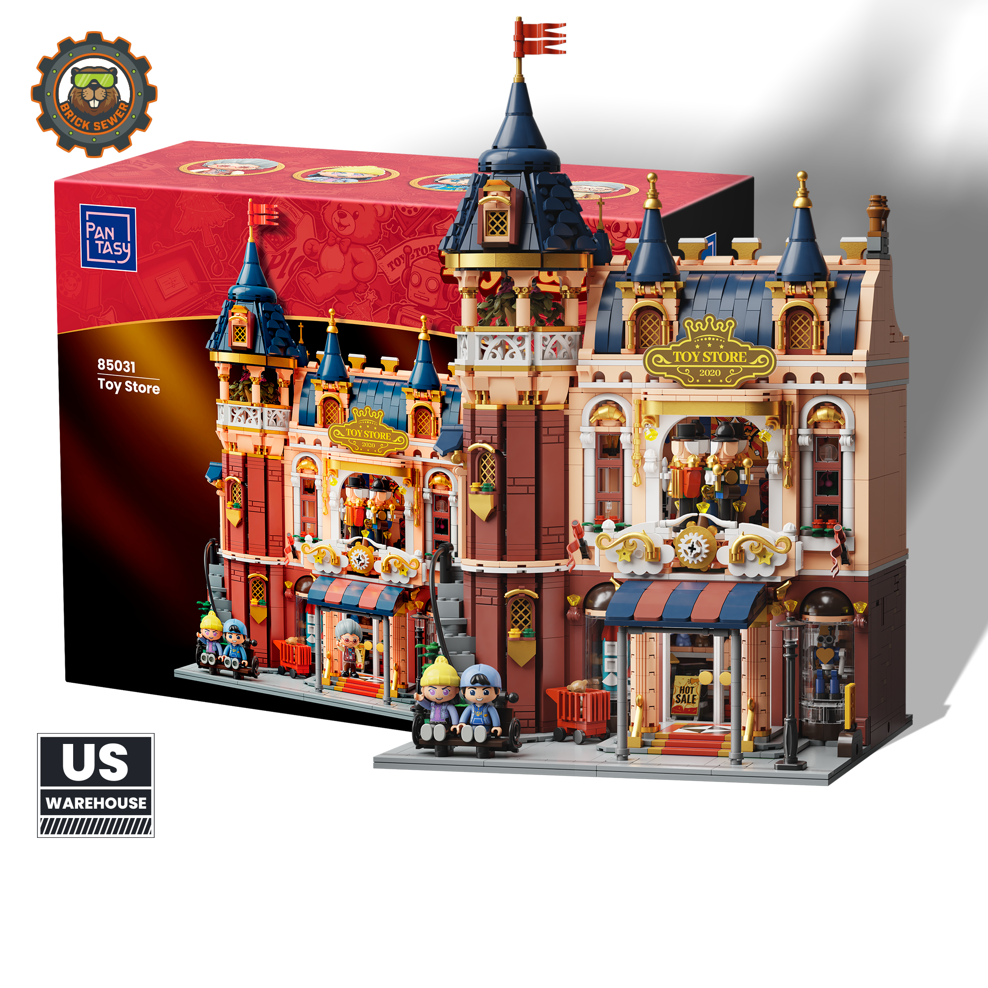 Toy Store 2978pcs