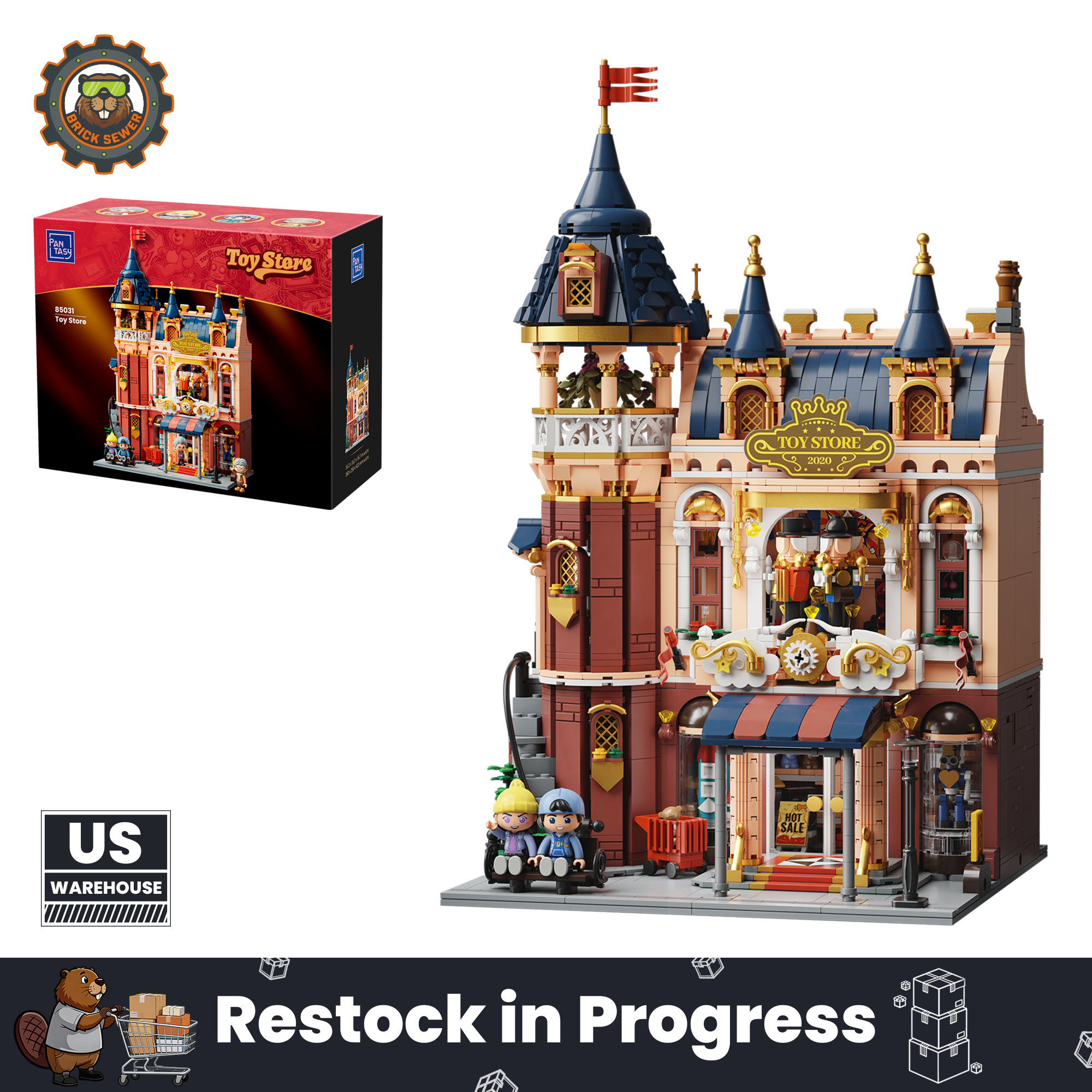Toy Store 2978pcs