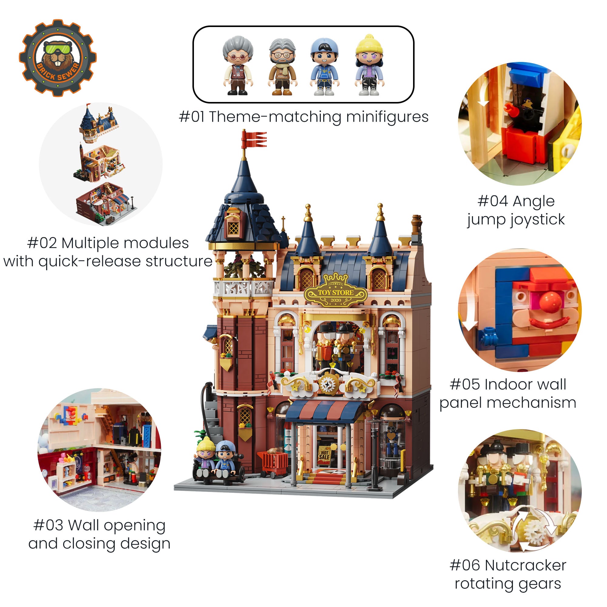 Toy Store 2978pcs