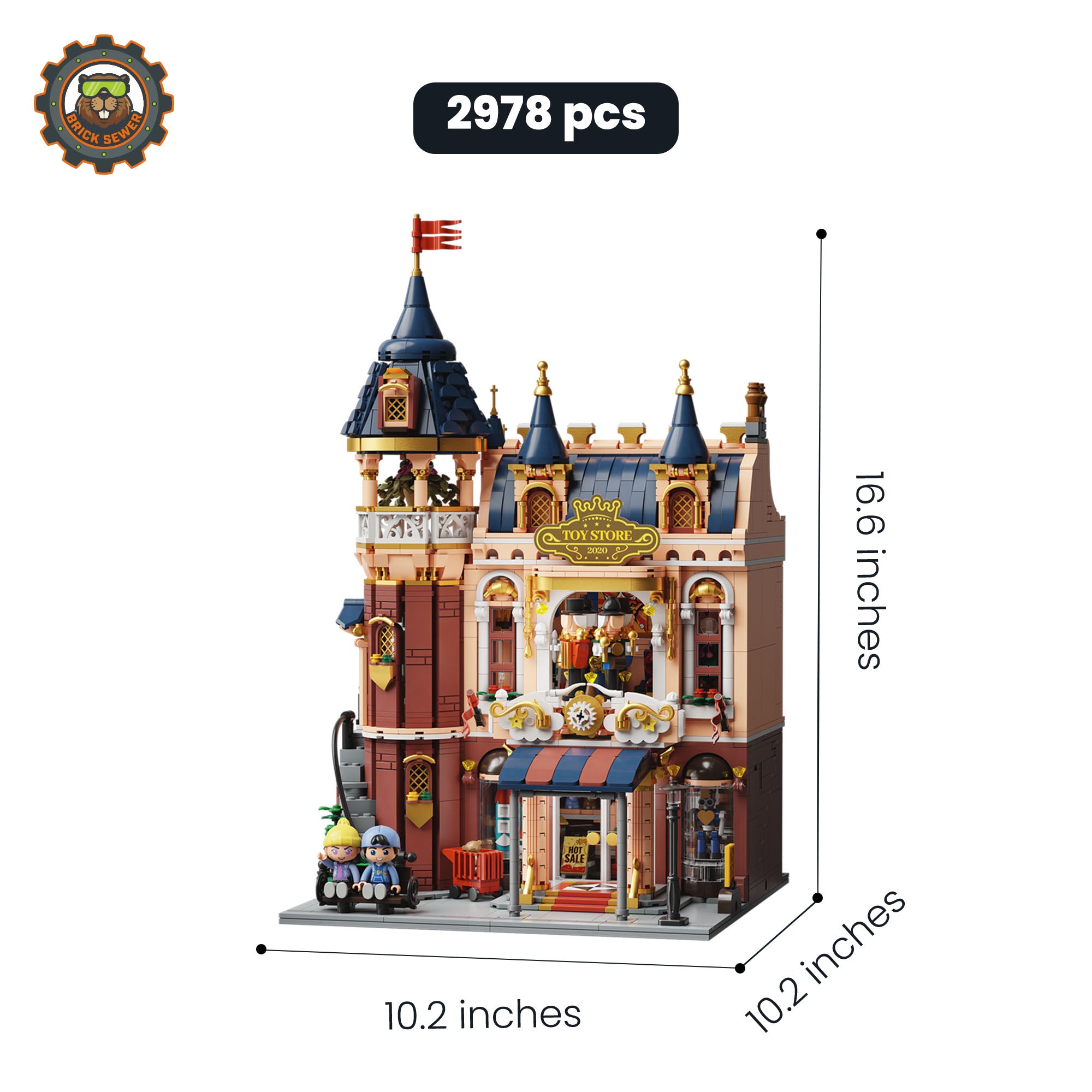 Toy Store 2978pcs