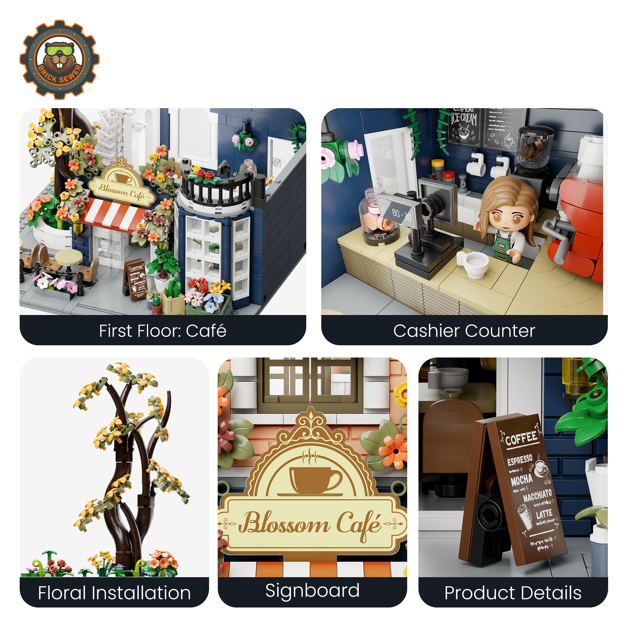 Blossom Cafe 2826pcs