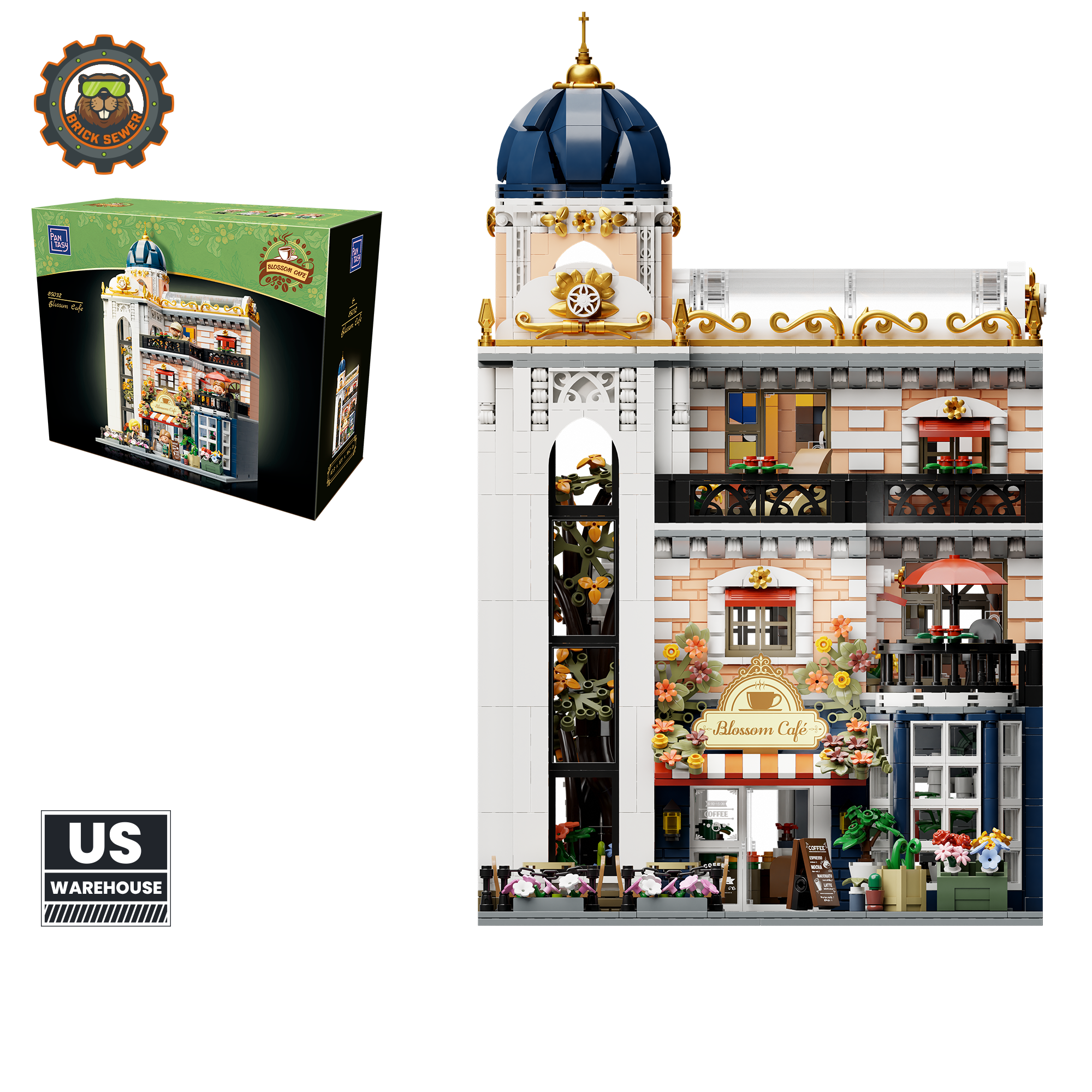 Only 6 left | Blossom Cafe 2826pcs