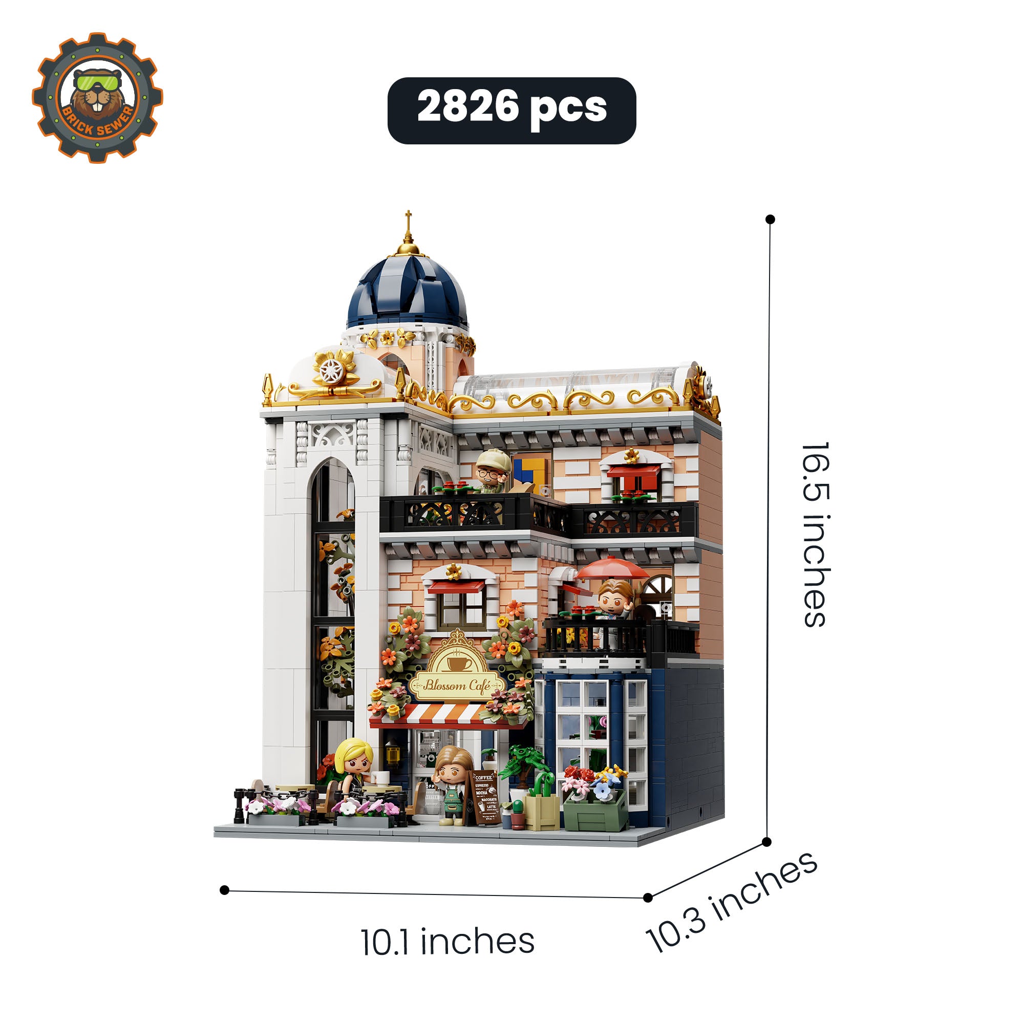 Blossom Cafe 2826pcs