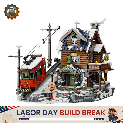 Pantasy Summit Cabin Building Block Set 85033PTS
