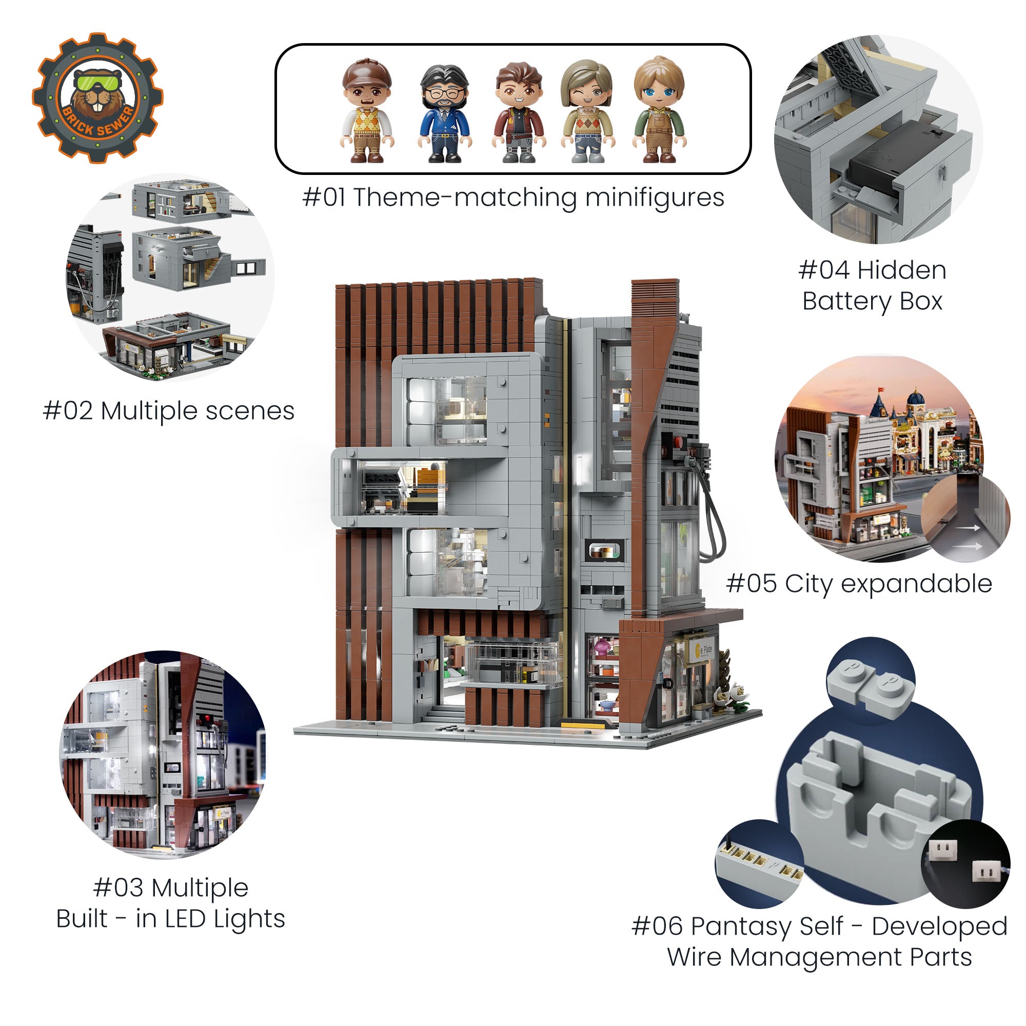 Architecture Firm 3427pcs