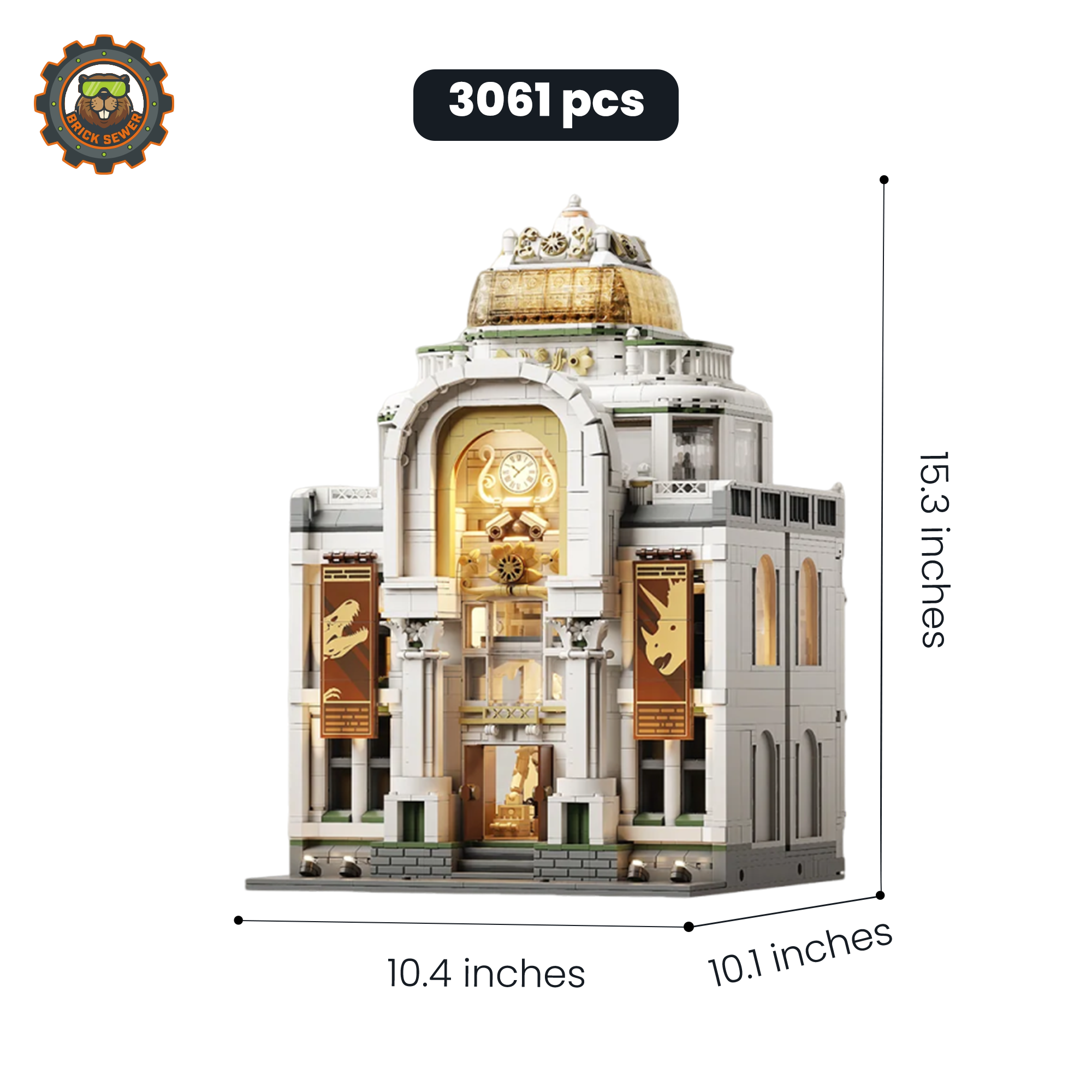PRESALE NOW | Dinosaur Museum Modular Building Set
