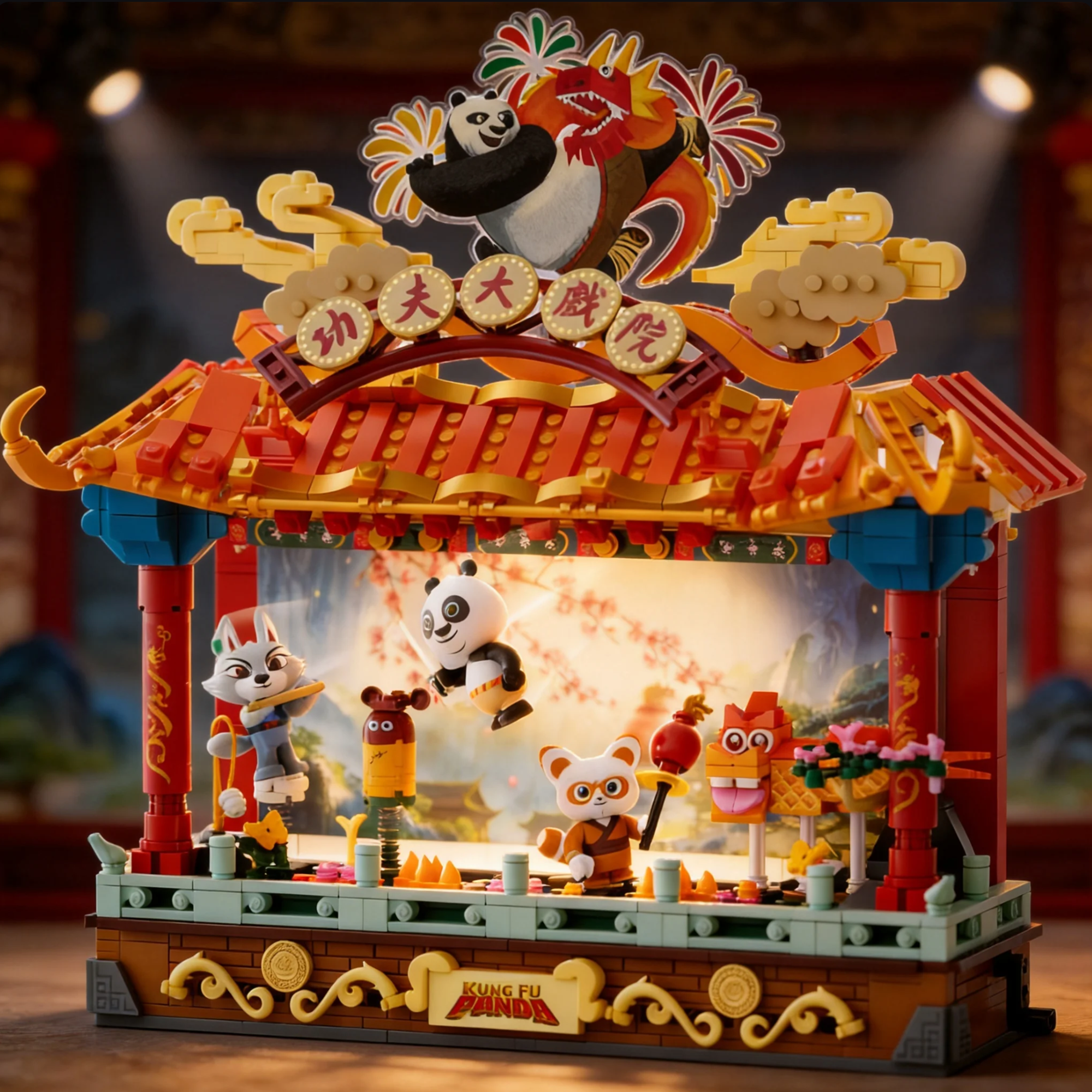 PRESALE NOW | Pantasy x Kung Fu Panda Theater Building Block Set