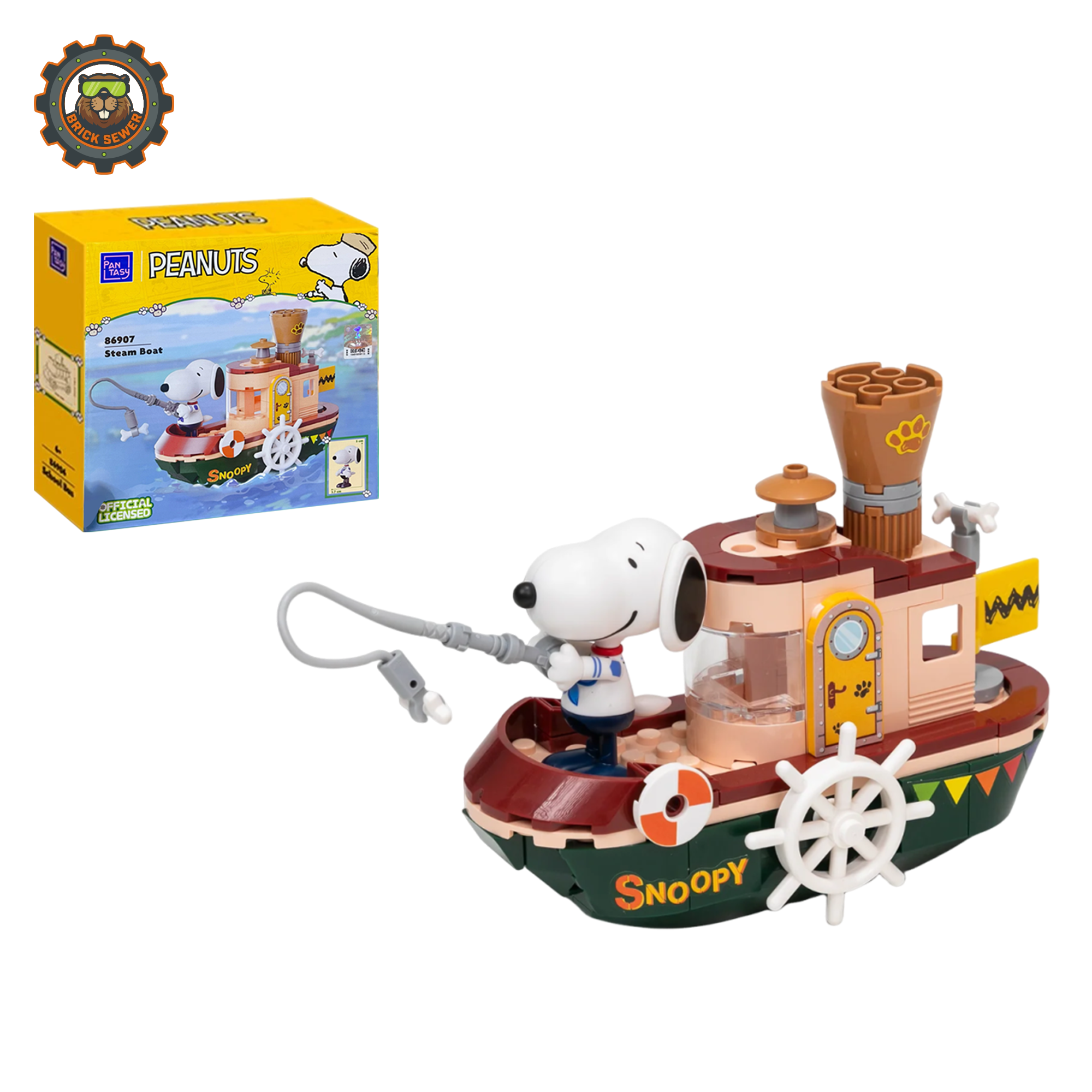 Pantasy Peanuts Snoopy Steam Boat 86907PTS