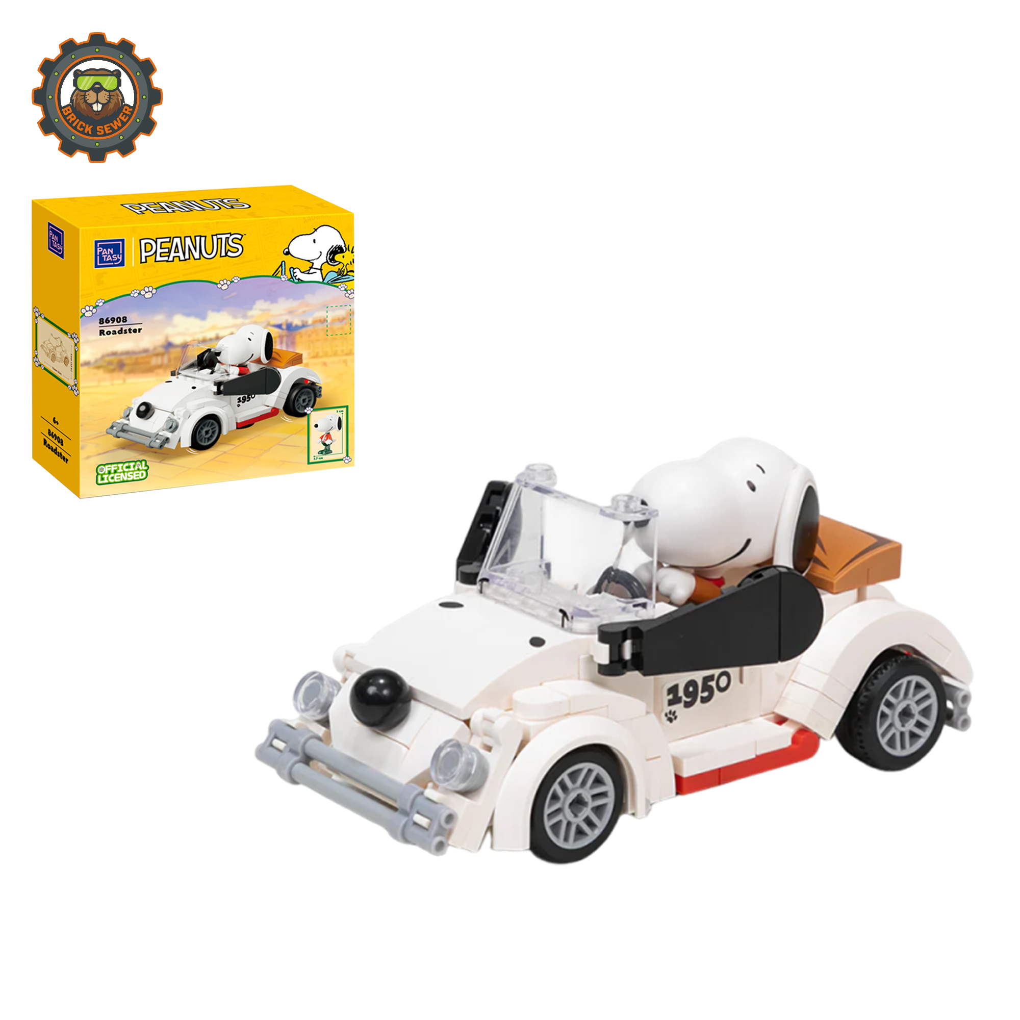 Pantasy Peanuts Snoopy Vintage Roadster 86908PTS