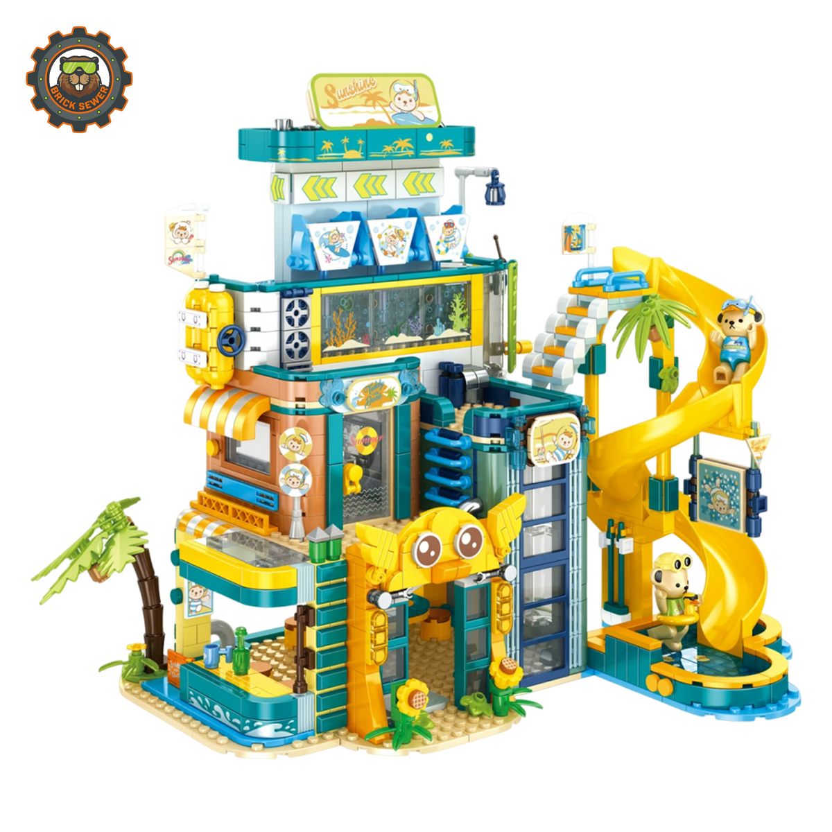 Inbrixx Teddy Bear Sunshine Land Building Block Set 881411