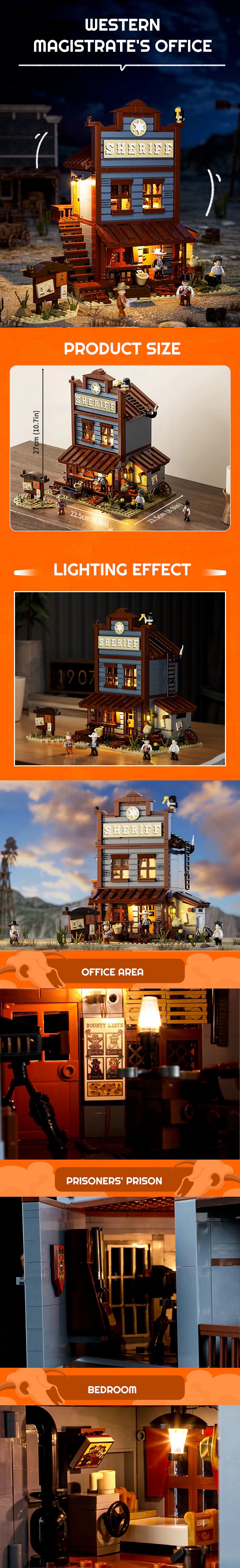 FunWhole F9026 Old West Sheriff's Office Modular Buildings