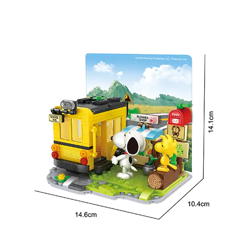 CACO Snoopy Background Painting Small Scene Movie