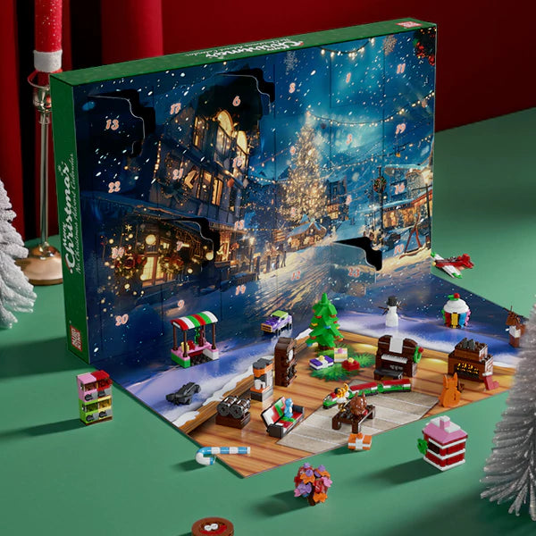 MouldKing Christmas Advent Calendar Blind Box Poke Box Christmas