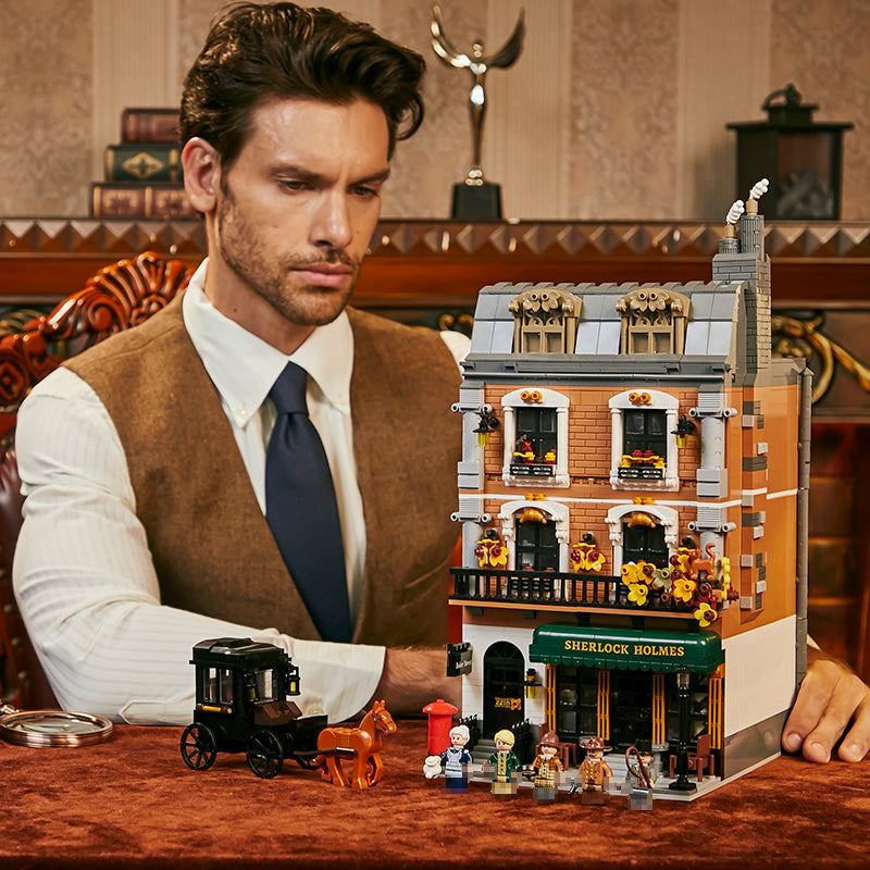 Pantasy 85014 Sherlock Holmes Baker Street 221B Apartment Modular Building