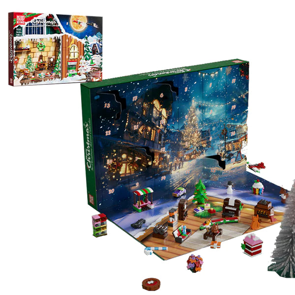 MouldKing Christmas Advent Calendar Blind Box Poke Box Christmas