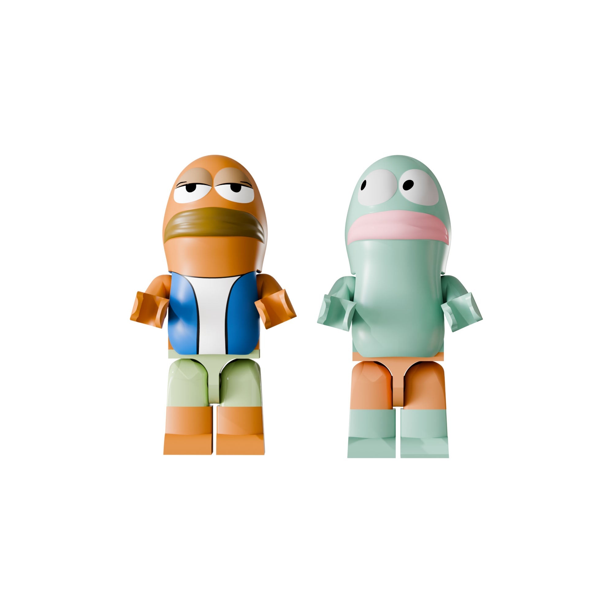 SpongeBob - Krusty Krab(2,723-piece, 5 rooms, 10 inches high)